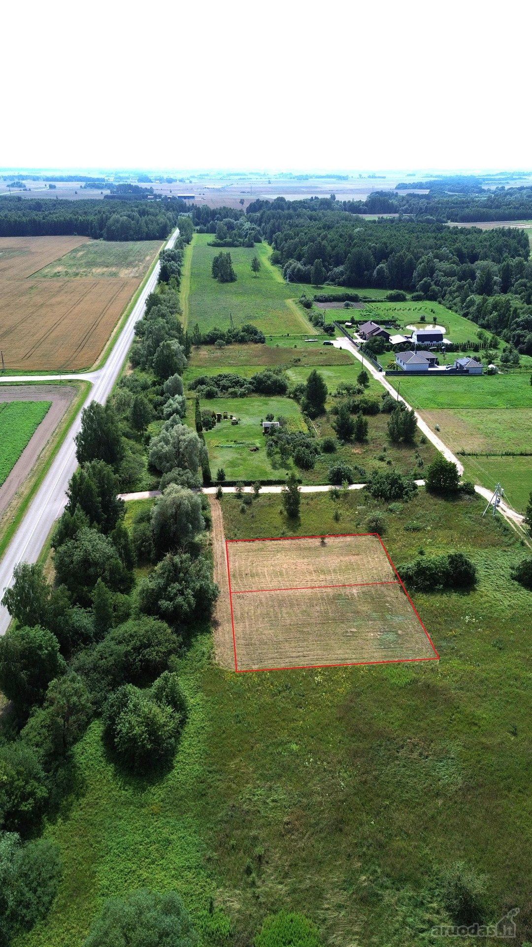 Parduodami du 6 arų sodo sklypai – bendras