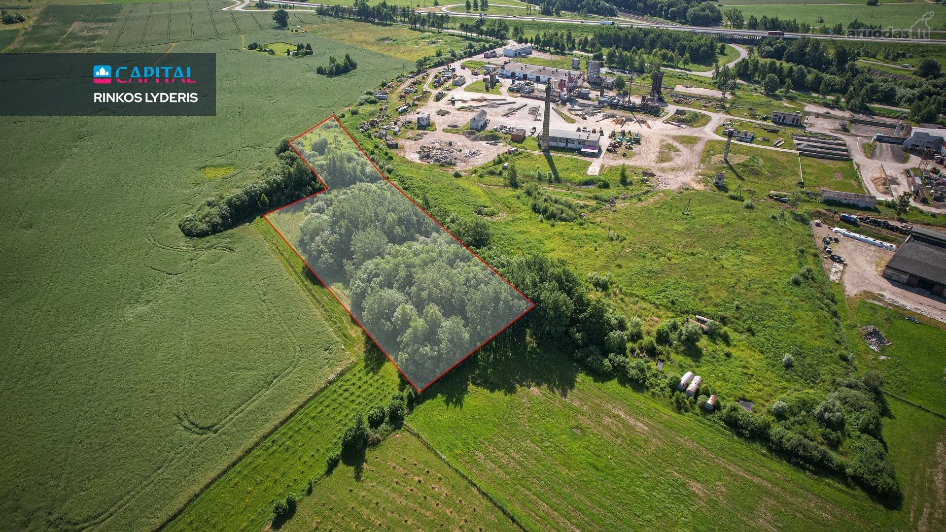 Parduodamas 1,2861 ha A Žemės Ūkio Paskirties