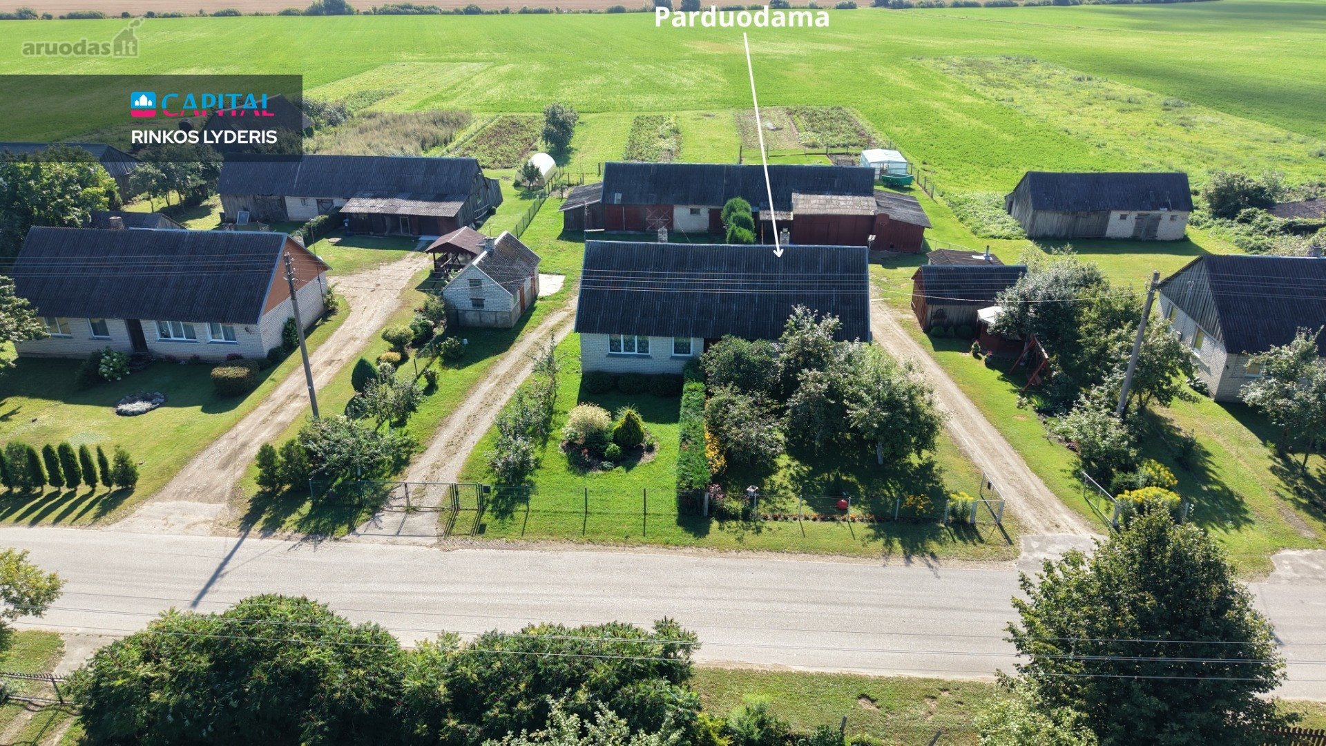 Parduodama Namo Dalis Su 33,56 Arų Žemės