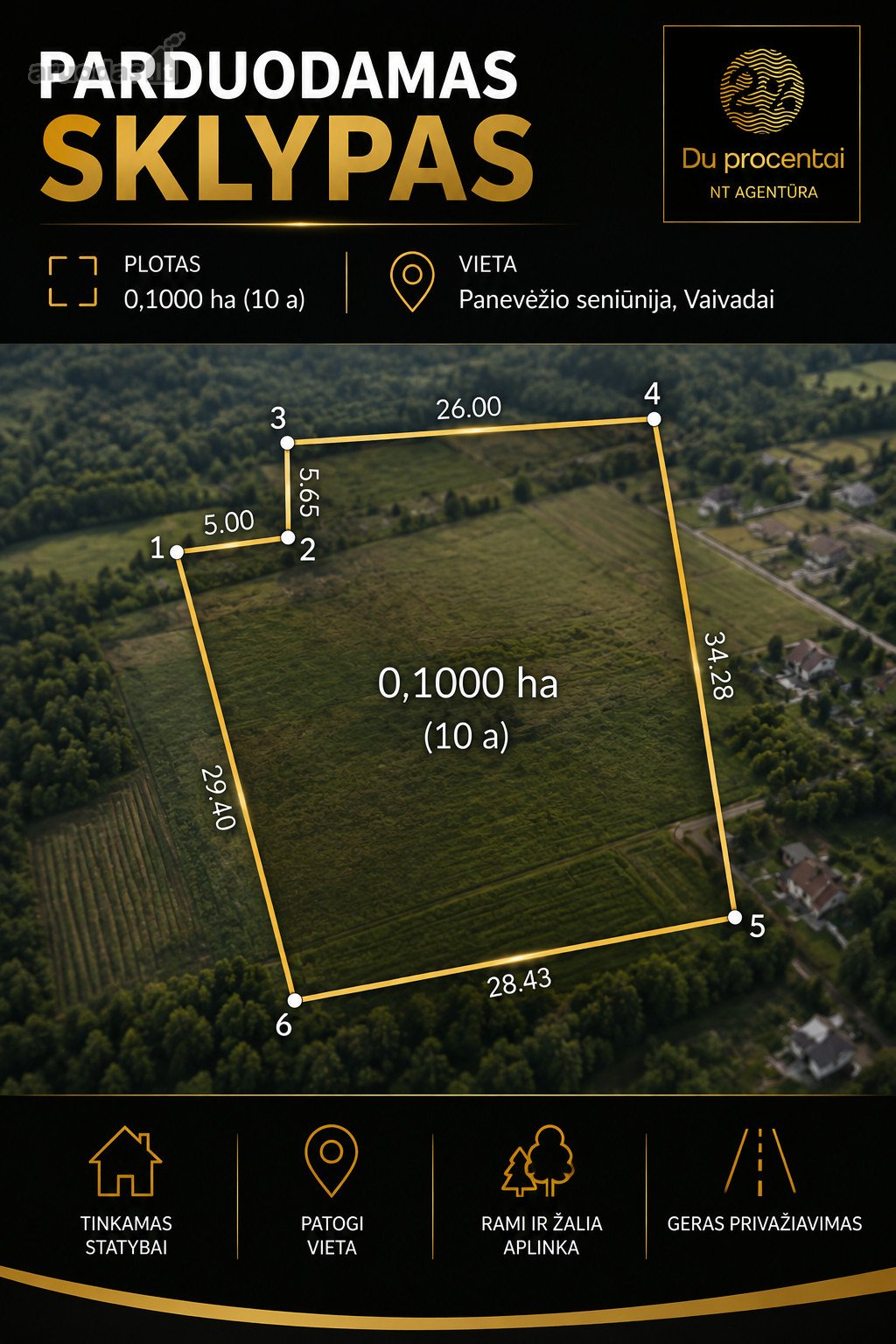 Nt agentūra "Du Procentai" 2% siūlo!