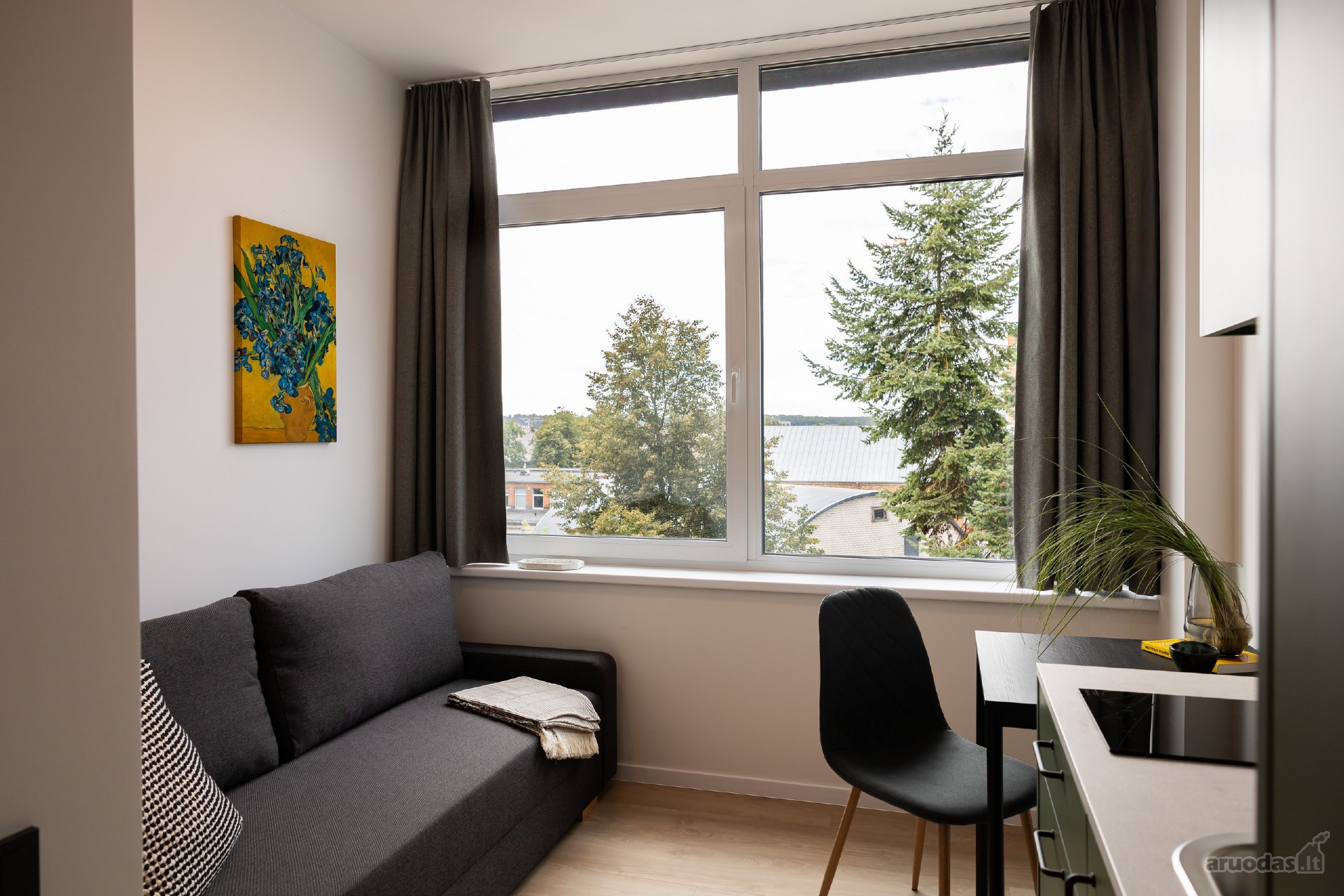 Nuomojama Visiškai Naujai Įrengta 1 Kambario