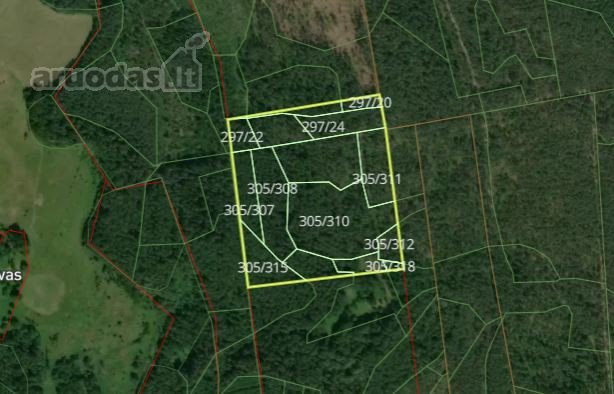 Parduodamas 7,5 ha miškas Ignalinos raj.