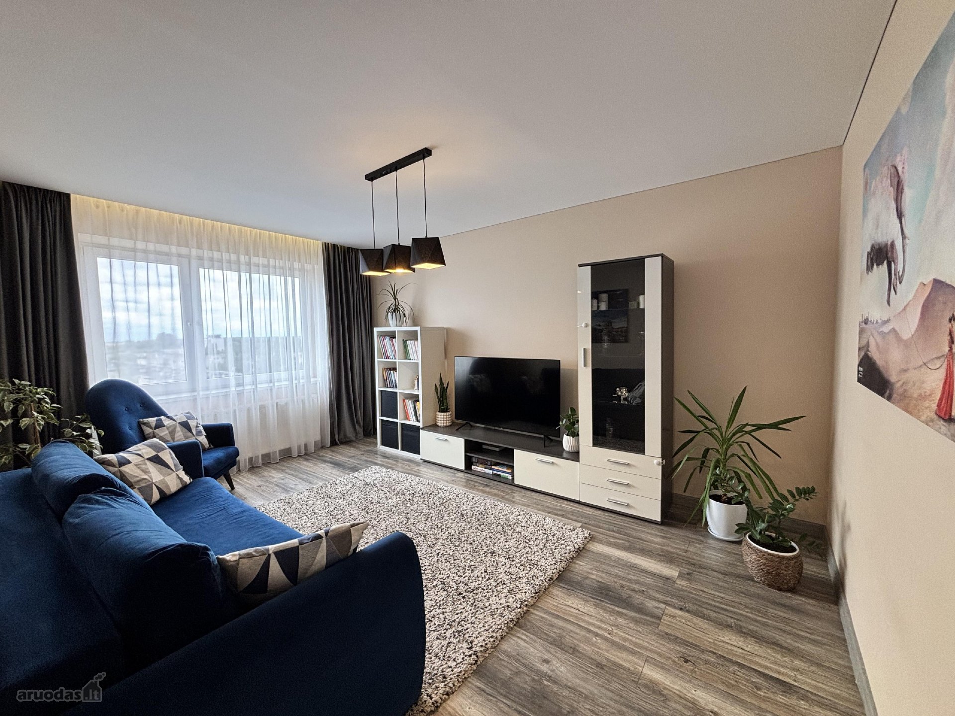 Parduodamas erdvus 4 kambarių (82,21 kv.m²)