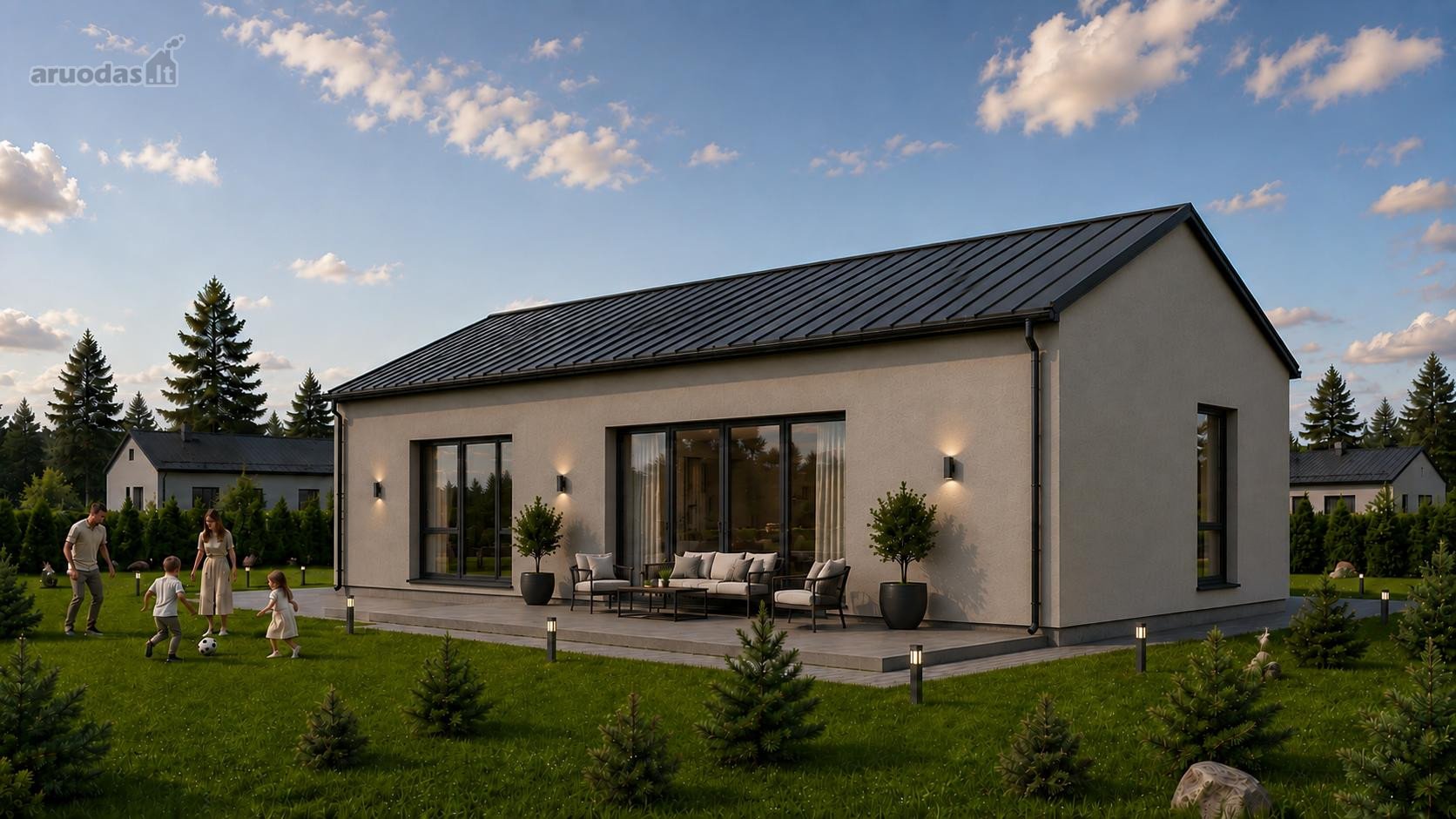 Parduodamas Naujos Statybos 100 M² Namas