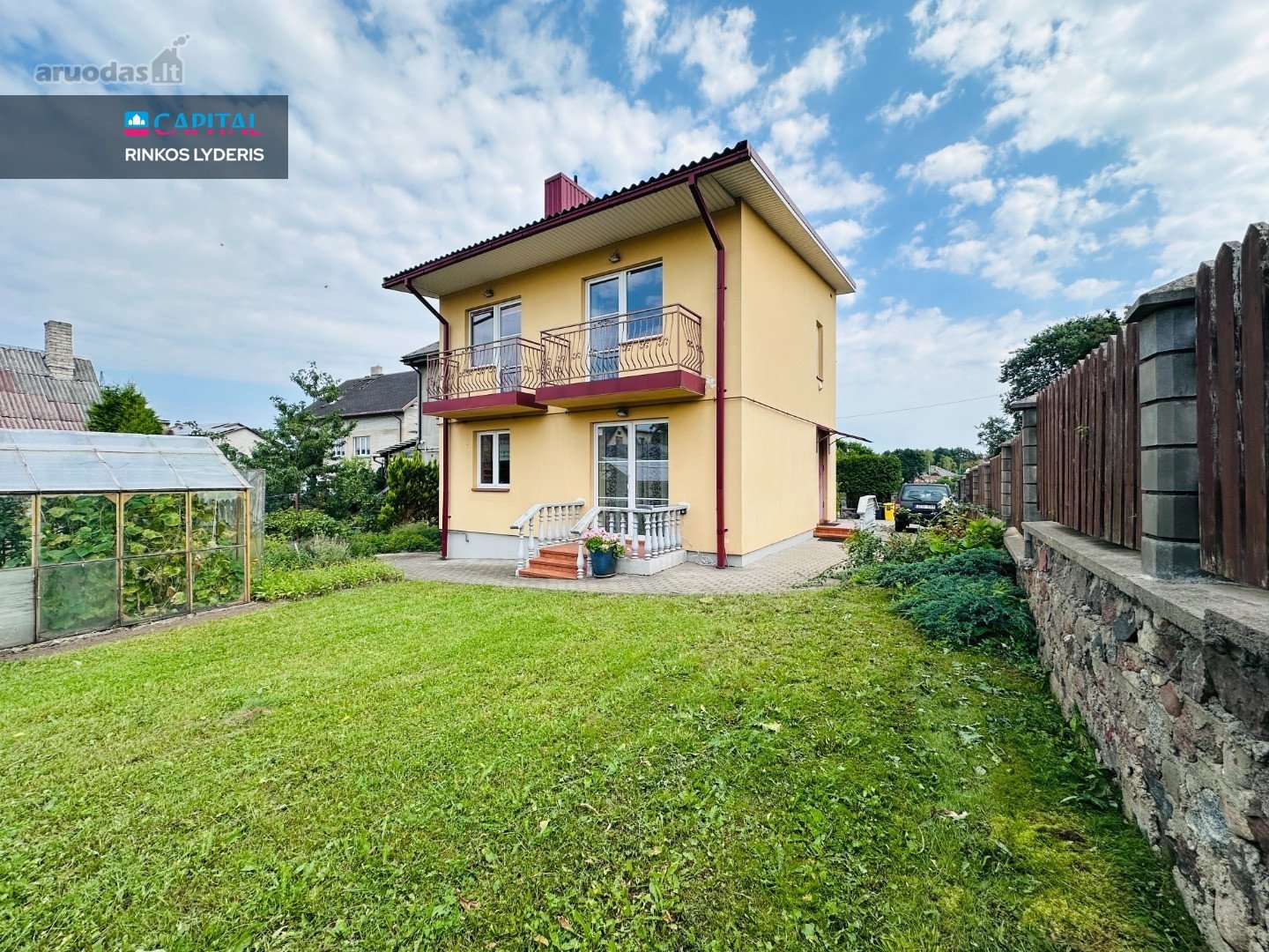 Parduodama Erdvi 125,09 M² Namo Dalis