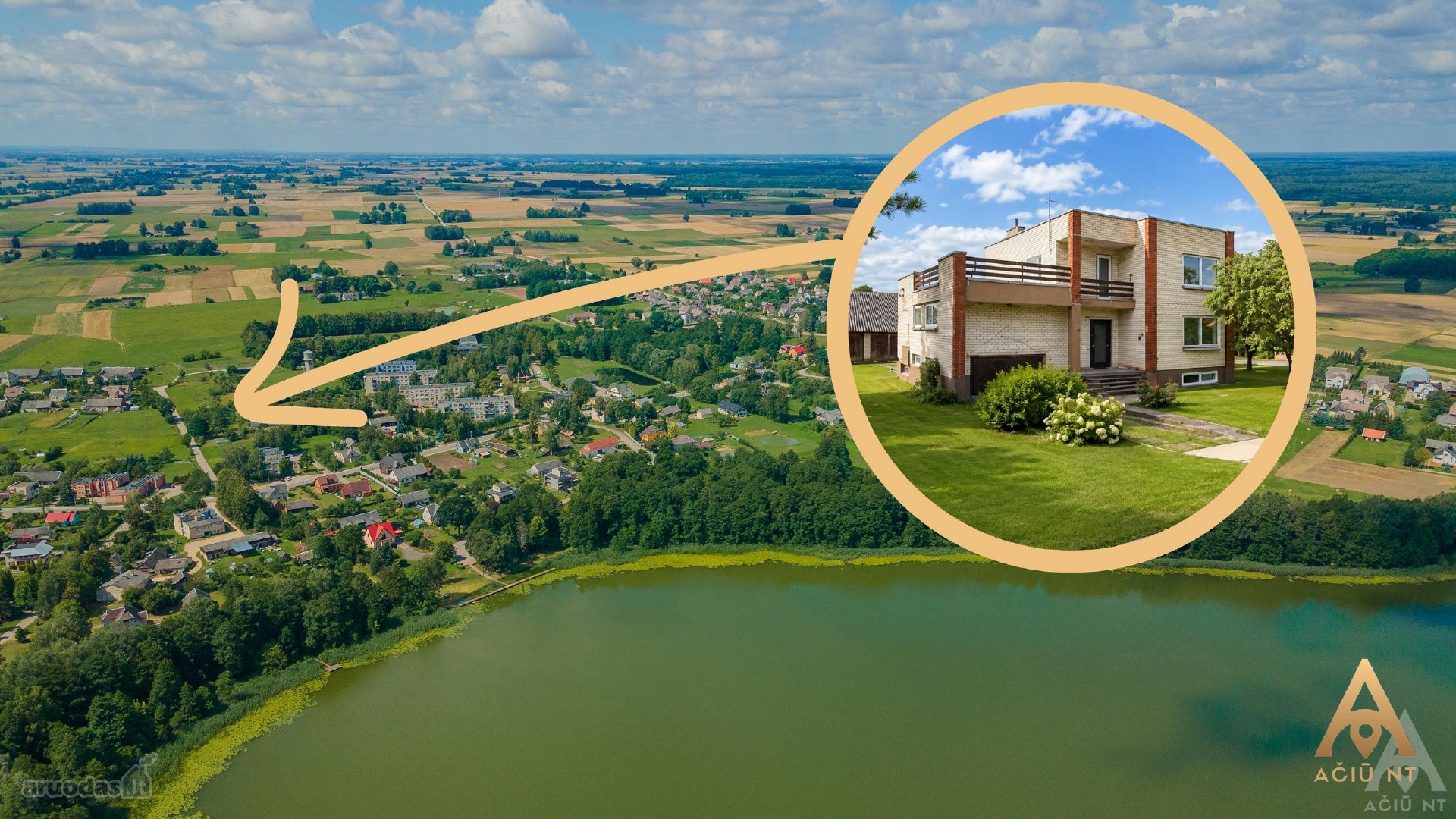 # Erdvus Namas Igliaukoje – 30 A Sklypas,