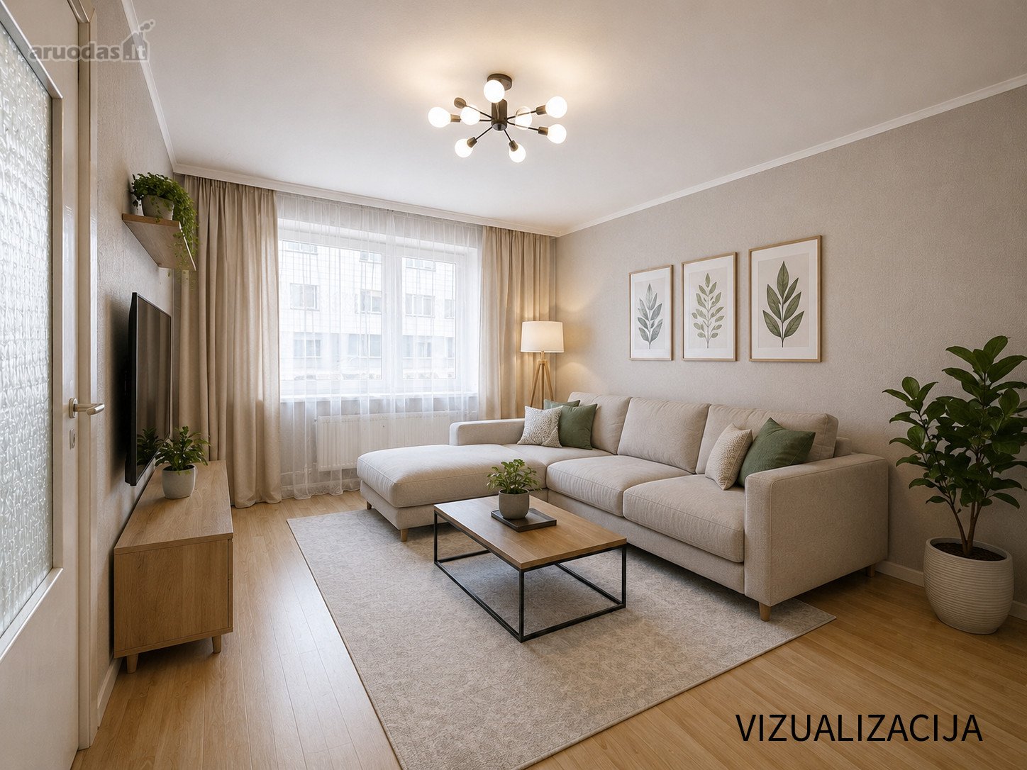 - Parduodamas 2 Kambarių Butas Plungėje,