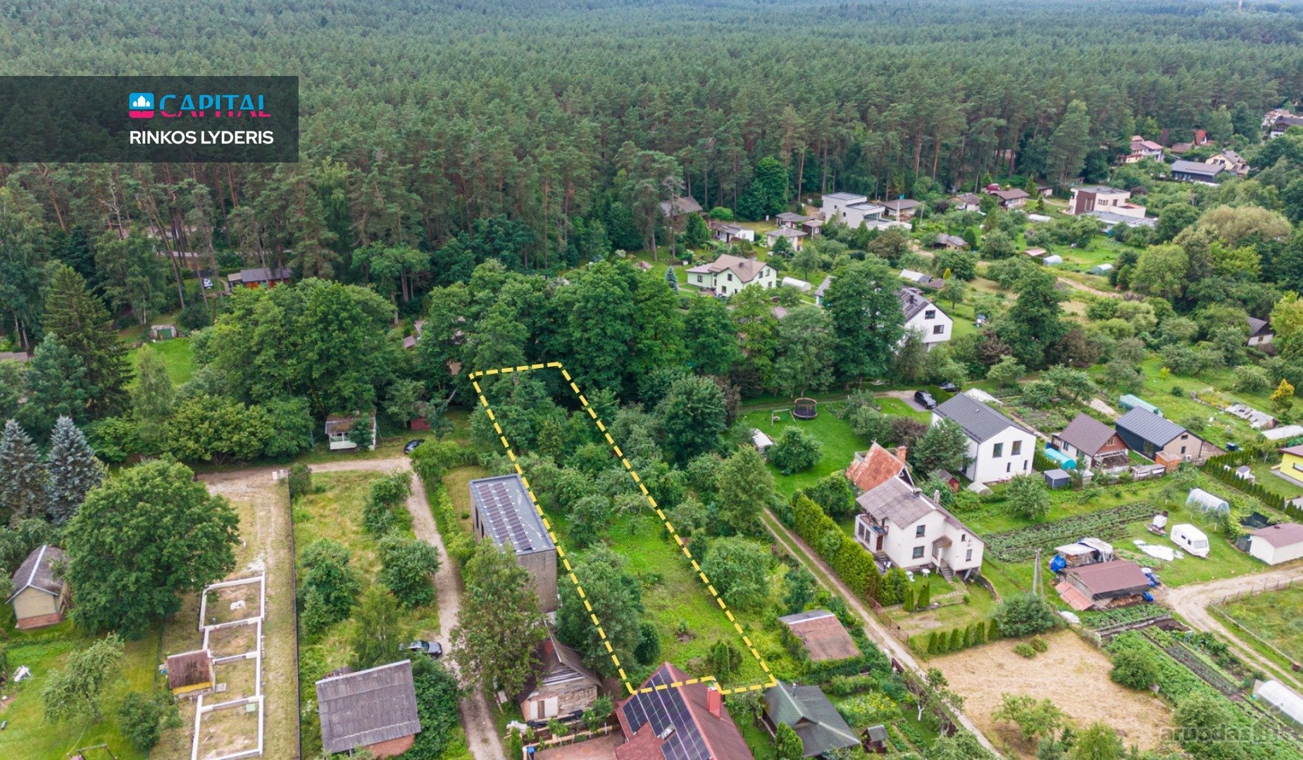 Parduodamas 9 a Sklypas Gvazdikų Sodų