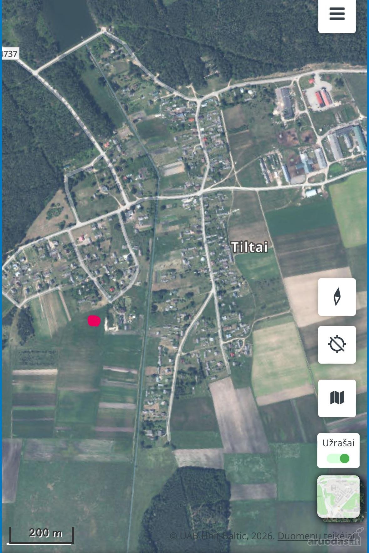 Parduodamas namų valdos sklypas – ramybės