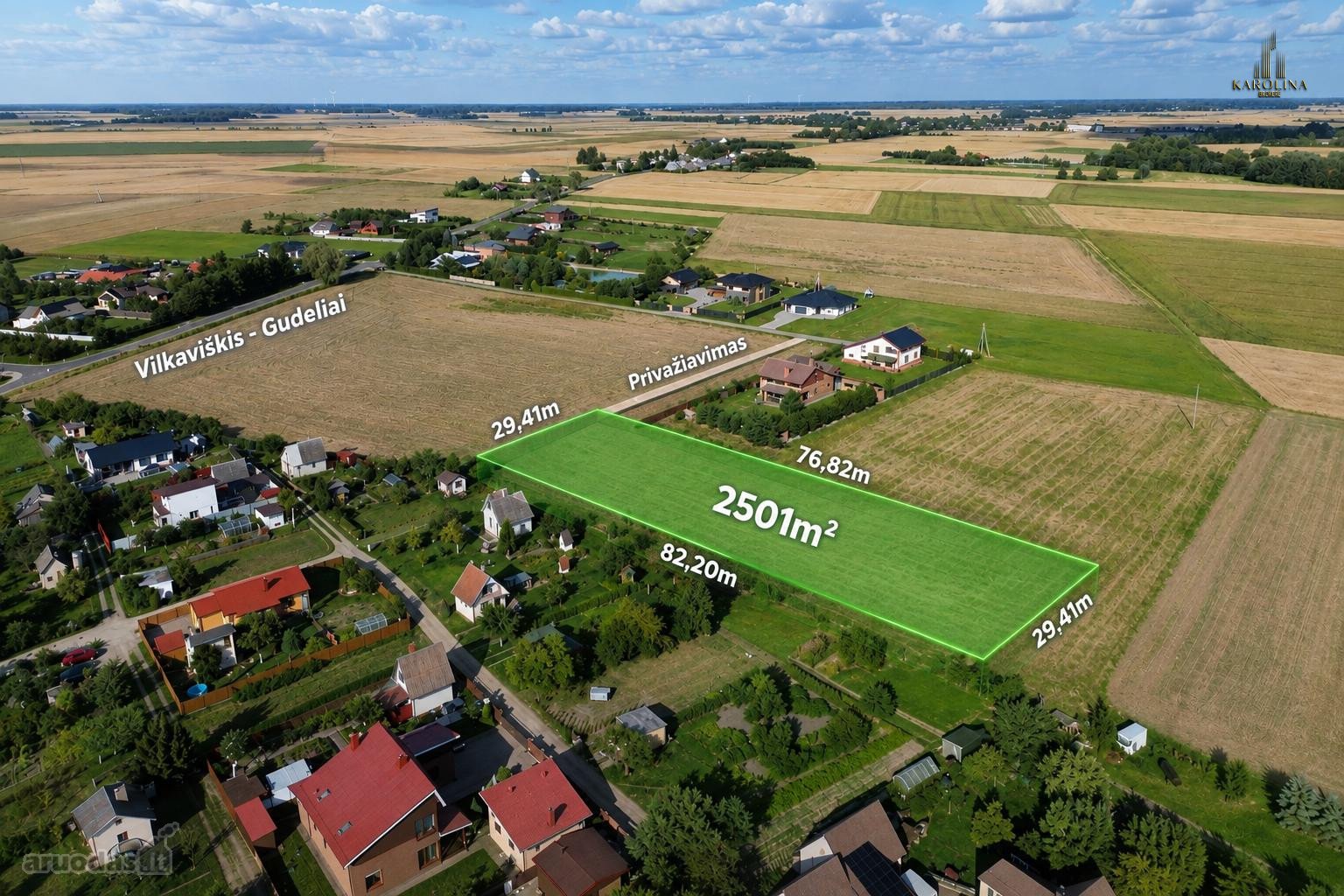 Parduodamas 25,01 A Namų Valdos Sklypas