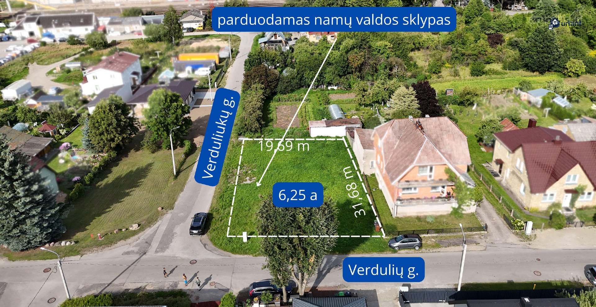 Parduodamas 6,25 A Namų Valdos Sklypas