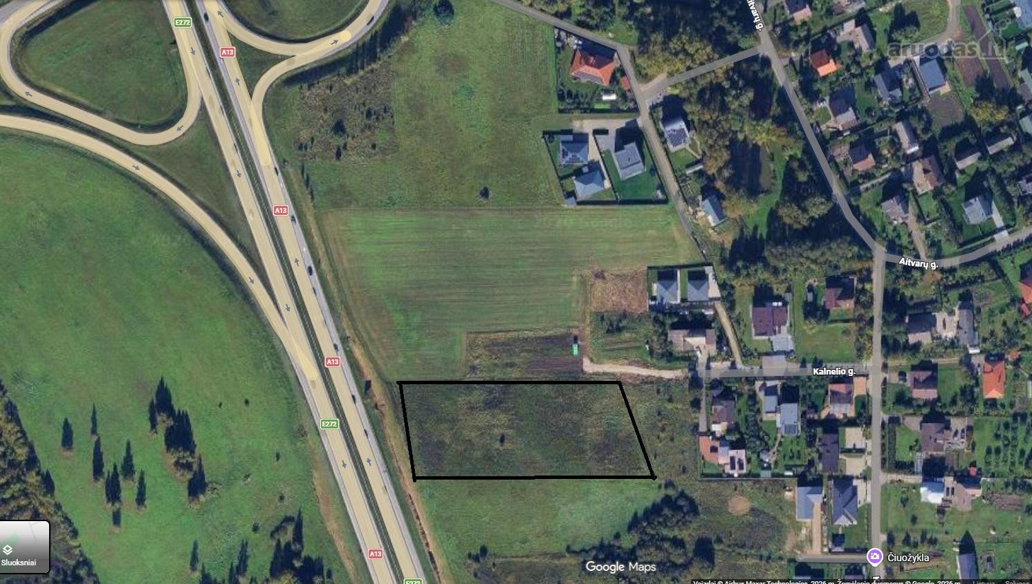 Parduodamas 8 223 m² (82,23 aro) sklypas
