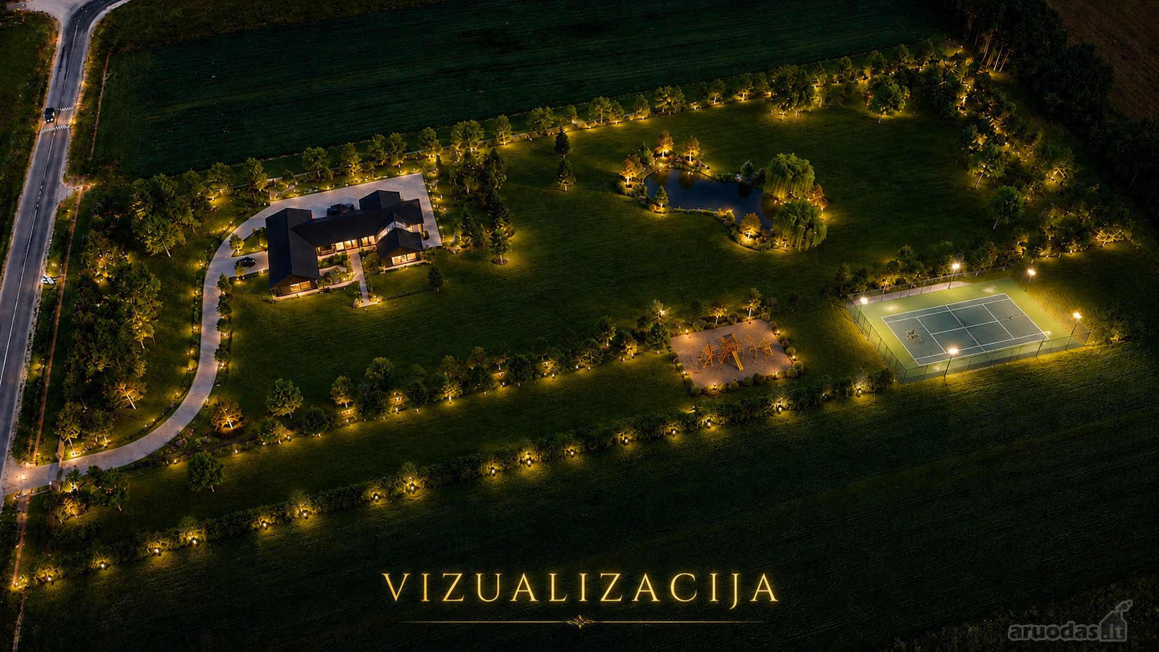 Parduodamas 1,77 Ha Namų Valdos Sklypas Šalia