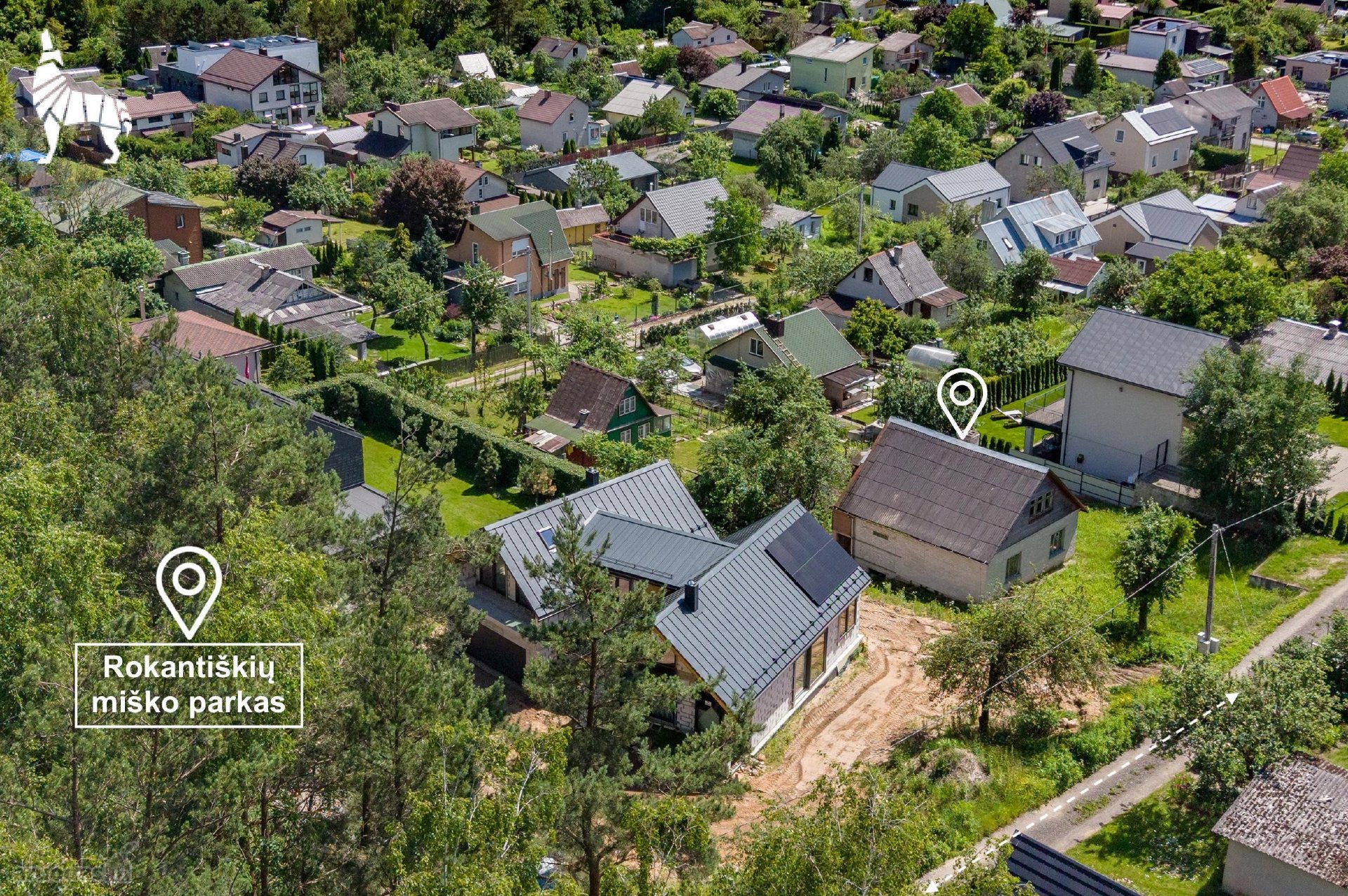 Rokantiškių miško parko pašonėje parduodamas