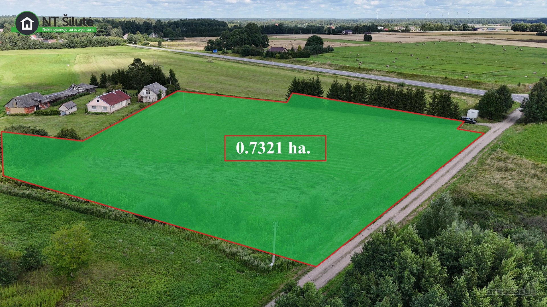 Parduodamas 0,7321 ha. sklypas Šilutėje –