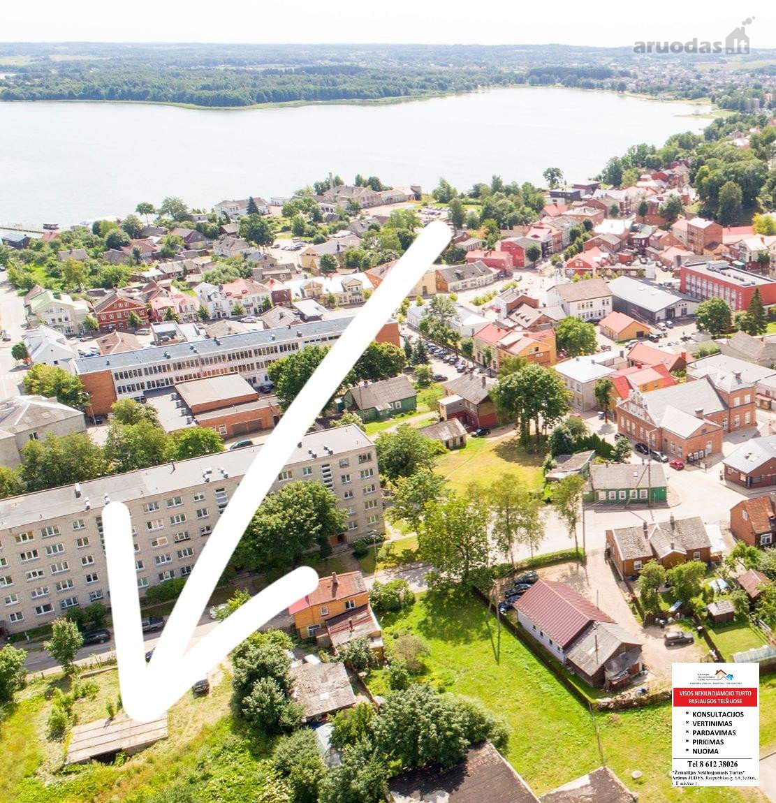 Parduodamas sklypas adresu Laisvės g 13,