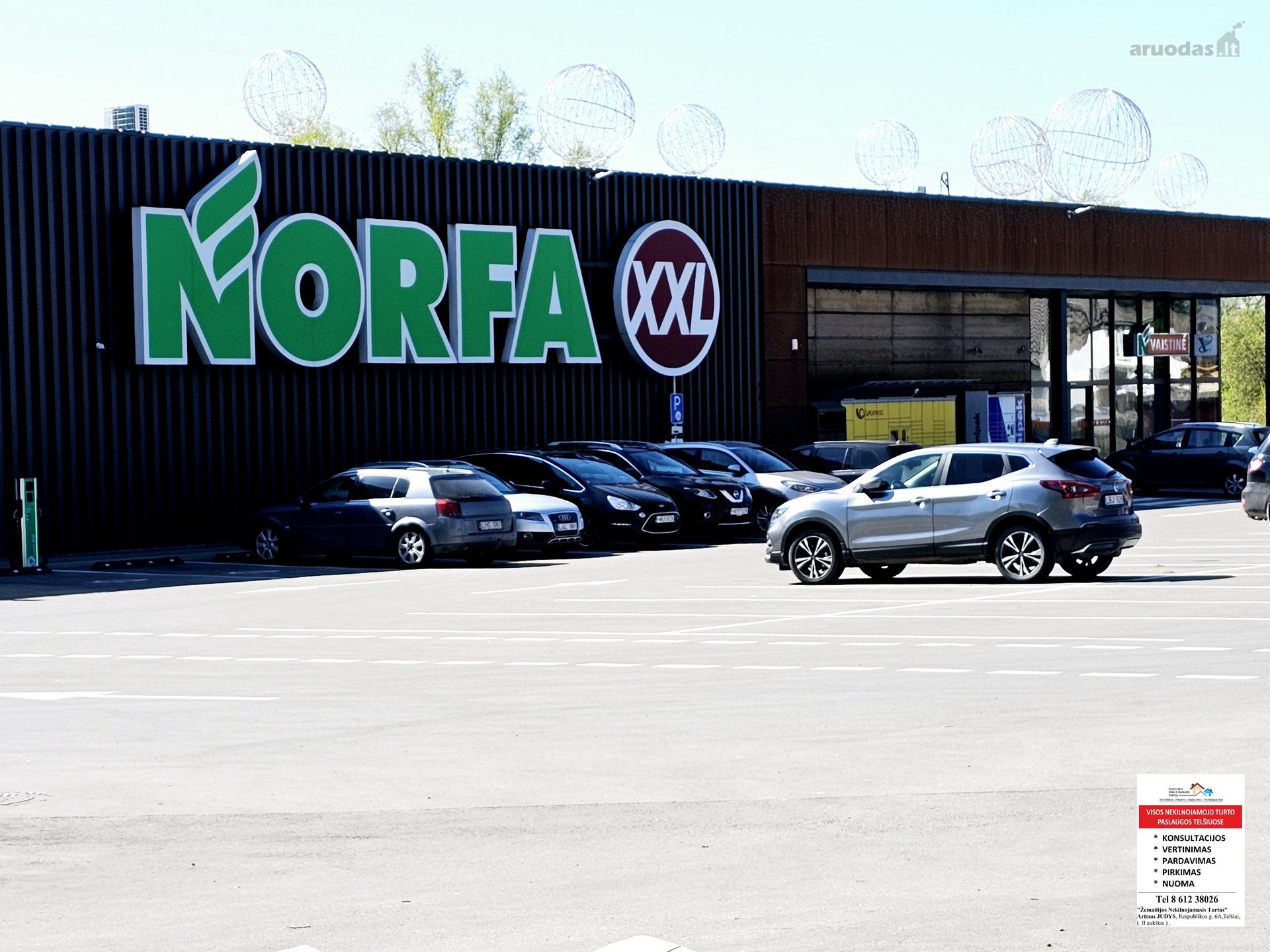 Už Norfos, parduodami įvairūs namų valdos sklypai