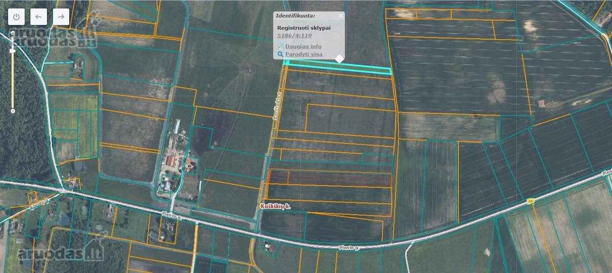 Kalvarijos sen. parduodama 0,51 ha žemės ūkio