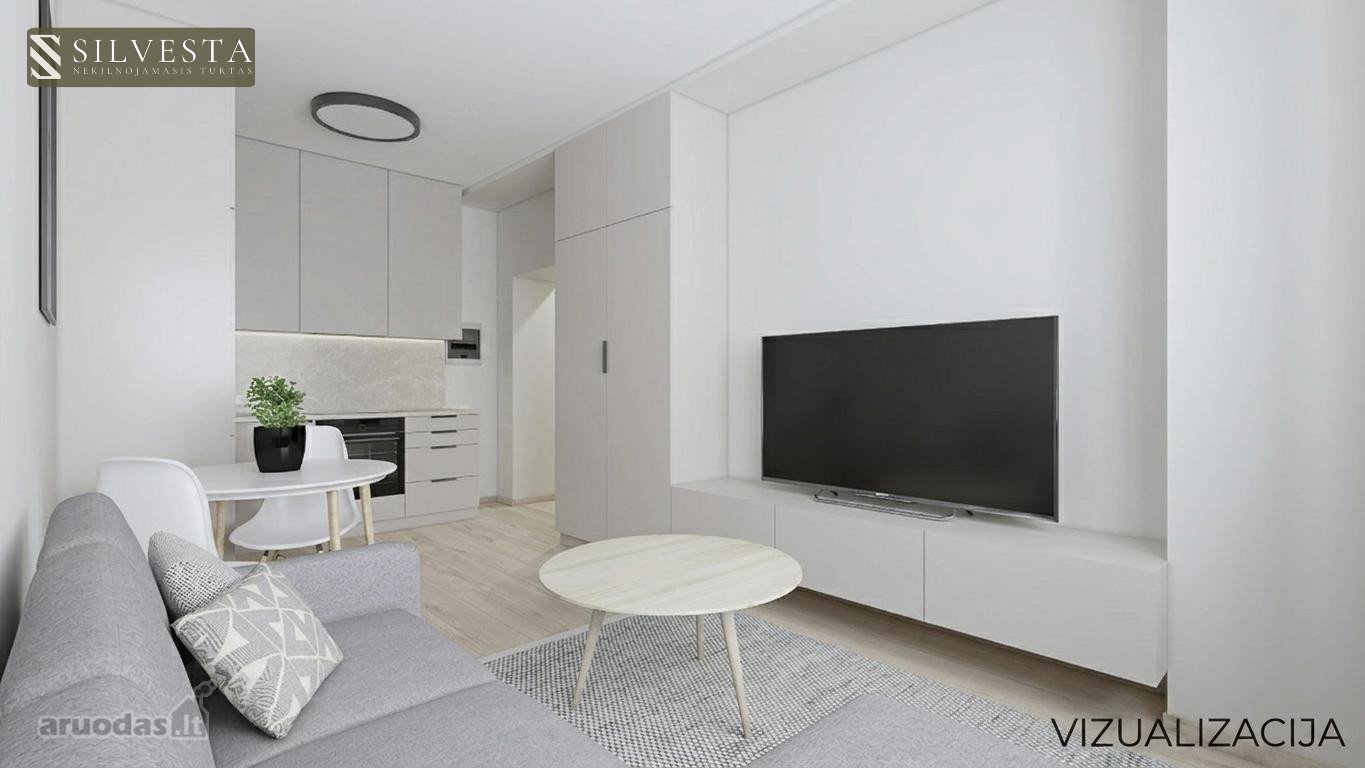 Parduodamas Erdvus Ir Funkcionalus 27,45 M²