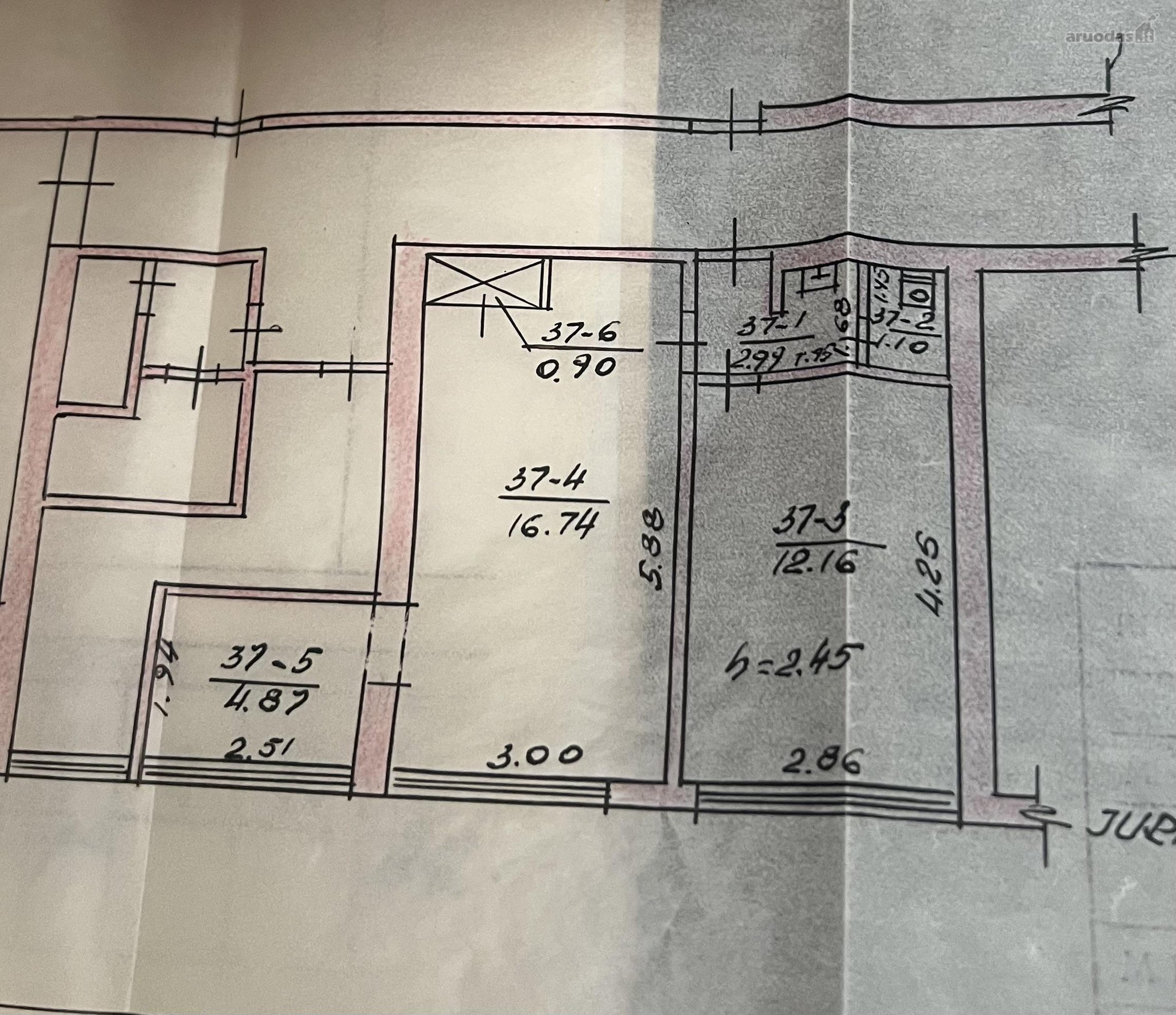 Parduodamas butas pasiruošęs kapitaliniui