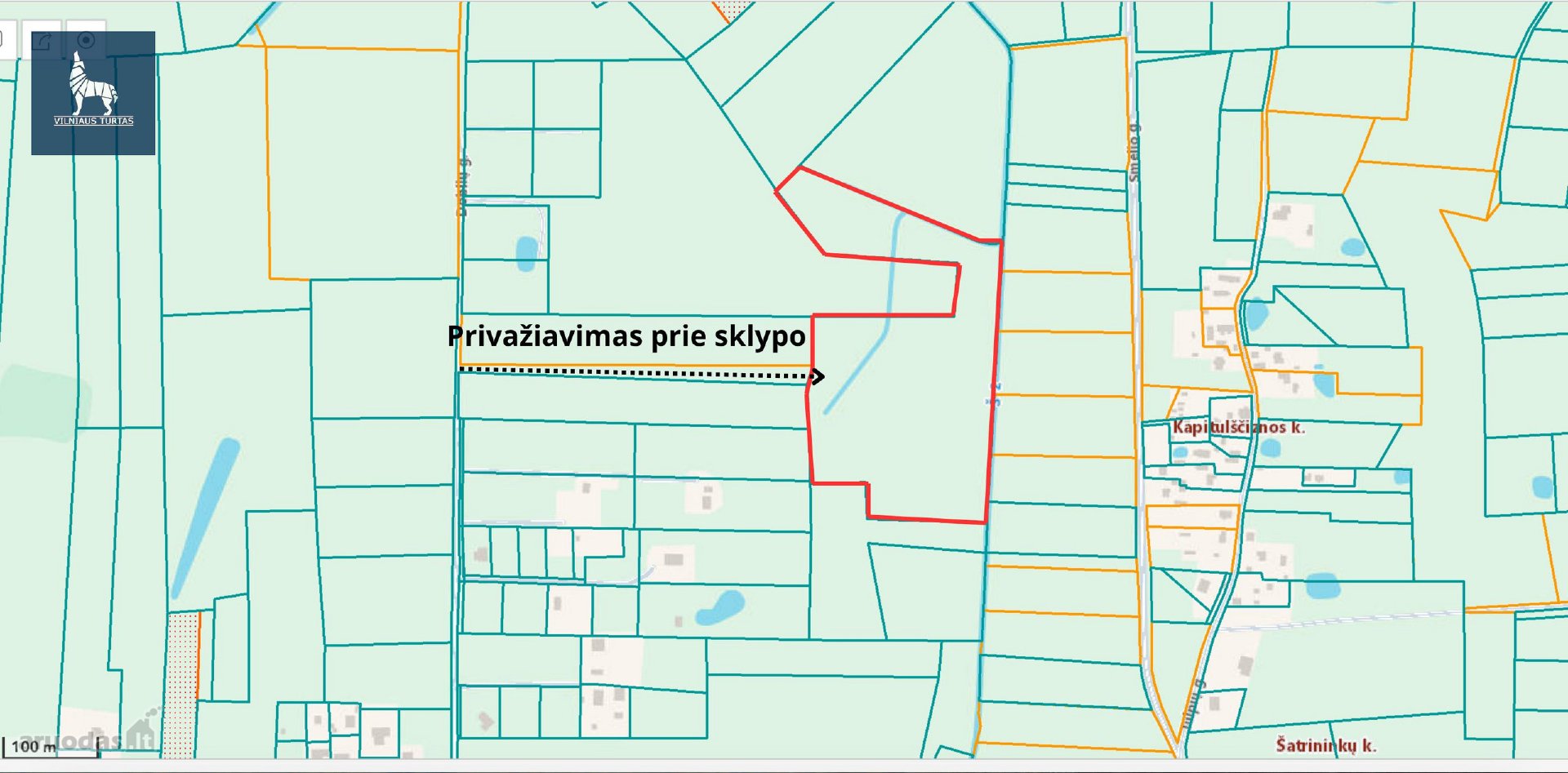 Parduodamas 5,21 ha žemės ūkio paskirties
