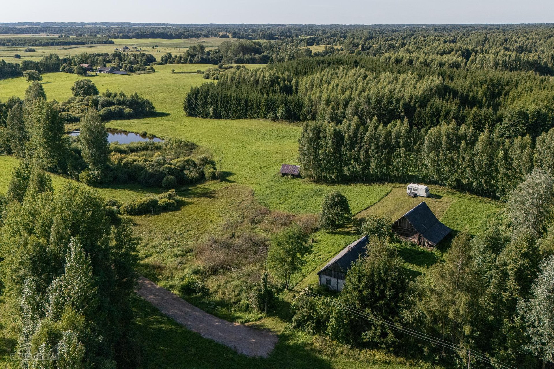Parduodama privati sodyba su 4,5 ha žemės