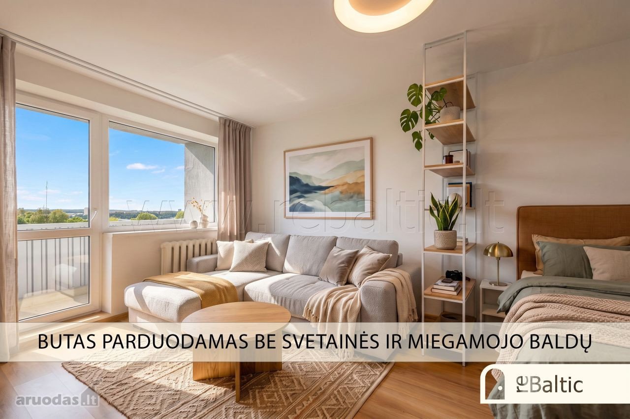 Parduodamas naujai suremontuotas 1 kambario