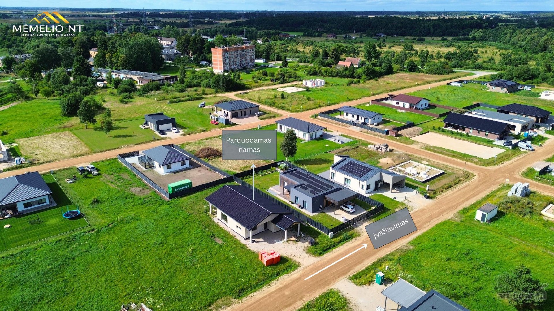 Parduodamas nebaigtos statybos namas Gargžduose