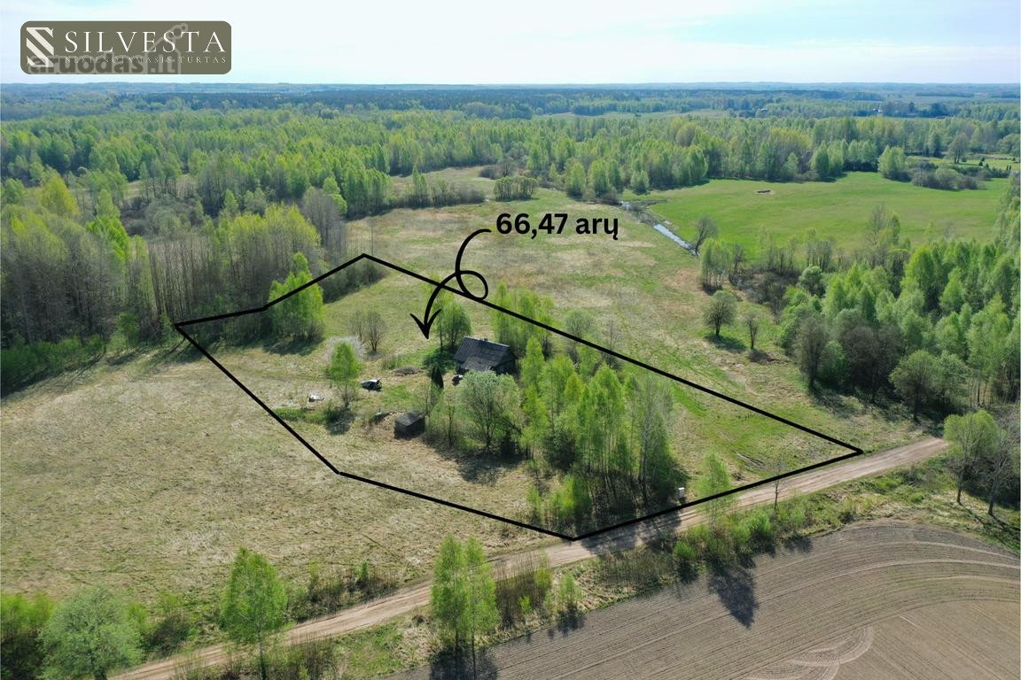 Parduodamas 66,47 arų namų valdos sklypas