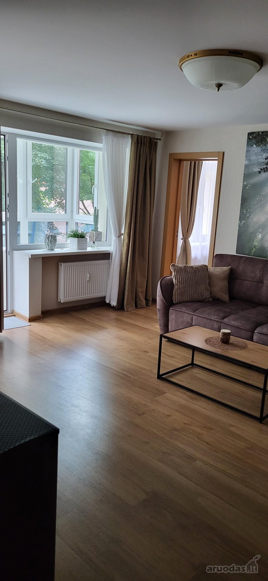 Išnuomojamas 2 k. butas m.centre, S.daukanto