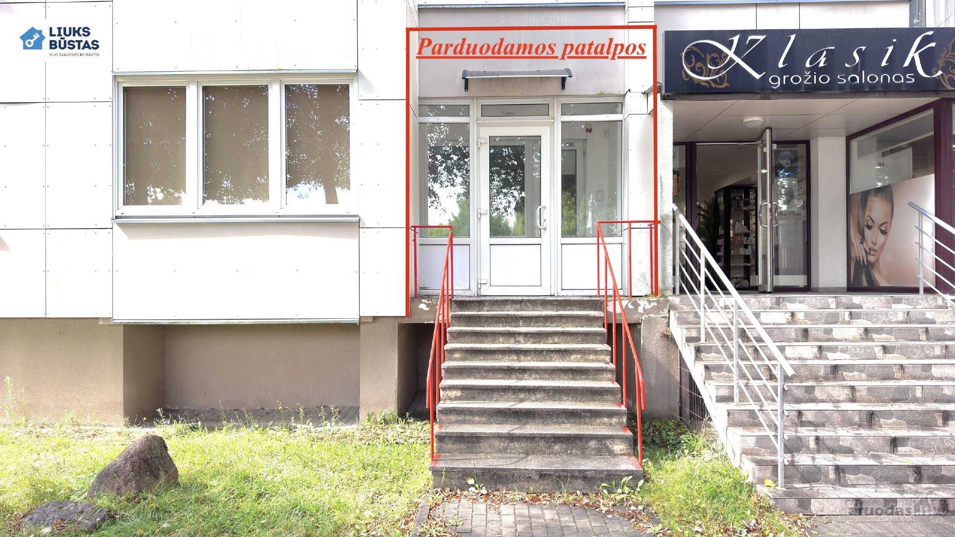 53 kv.m. komercinės, perplanuotos patalpos