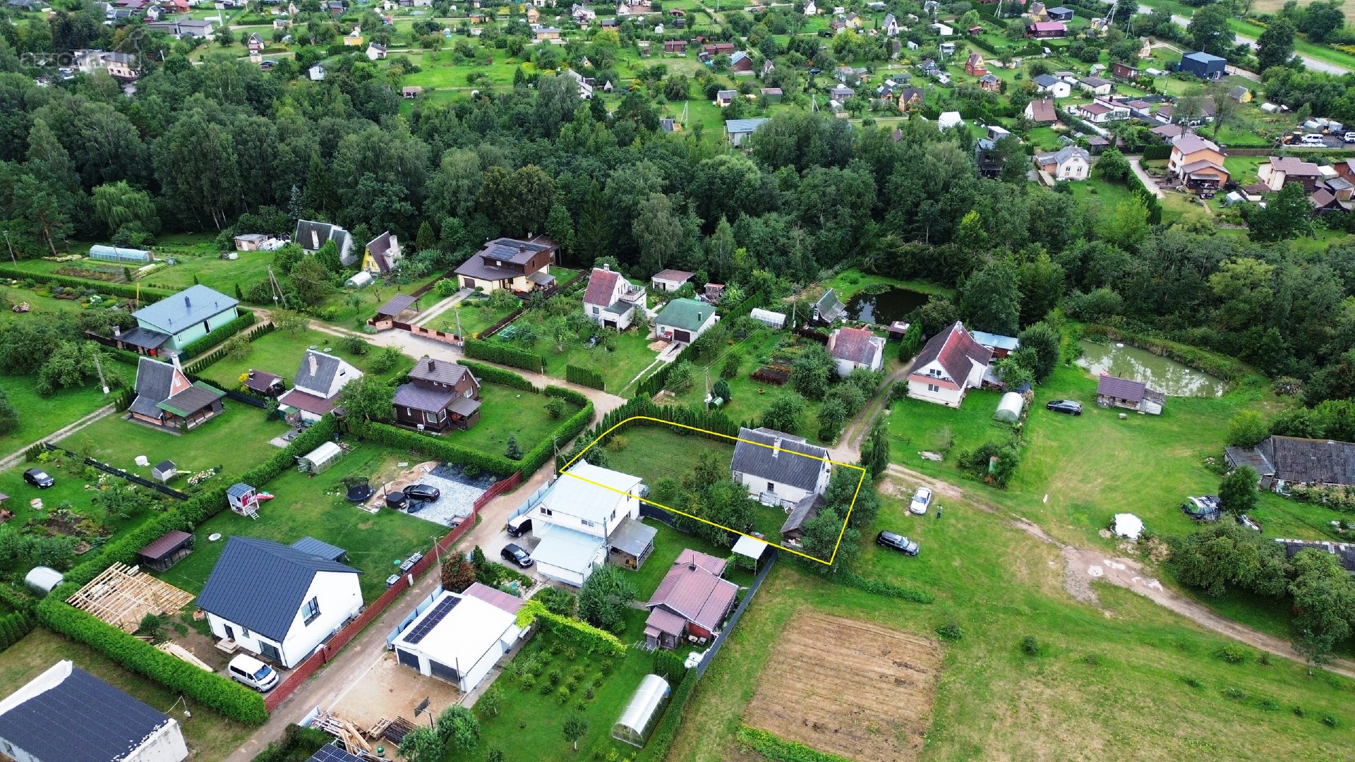 Parduodamas sodo namas su 6,99 a žemės sklypu