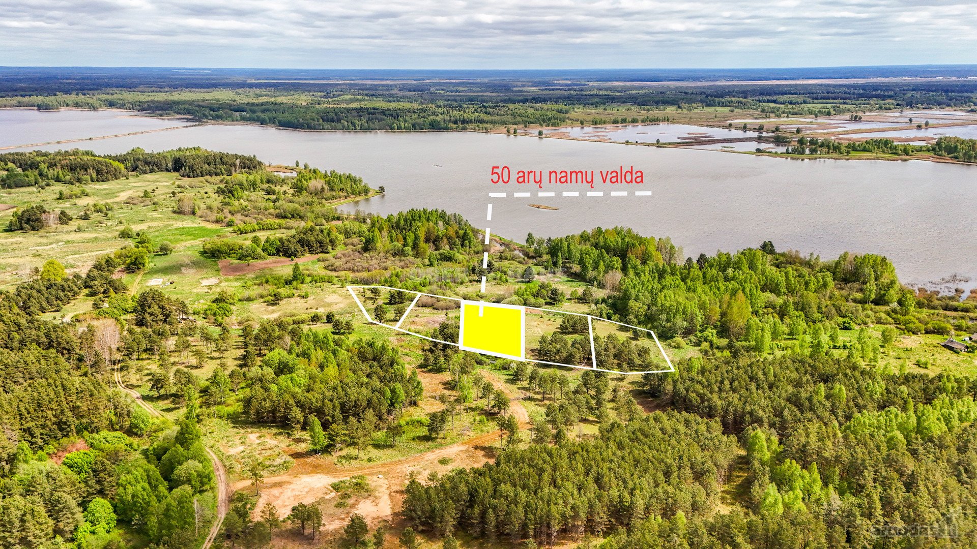 Parduodamas 50 aro žemės sklypas Molėtų