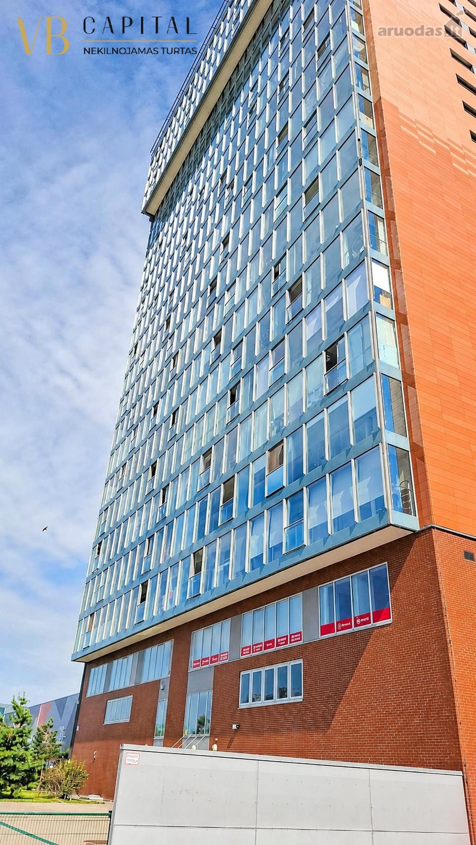 Erdvus 2 kambarių 65 m² butas Taikos pr. Big