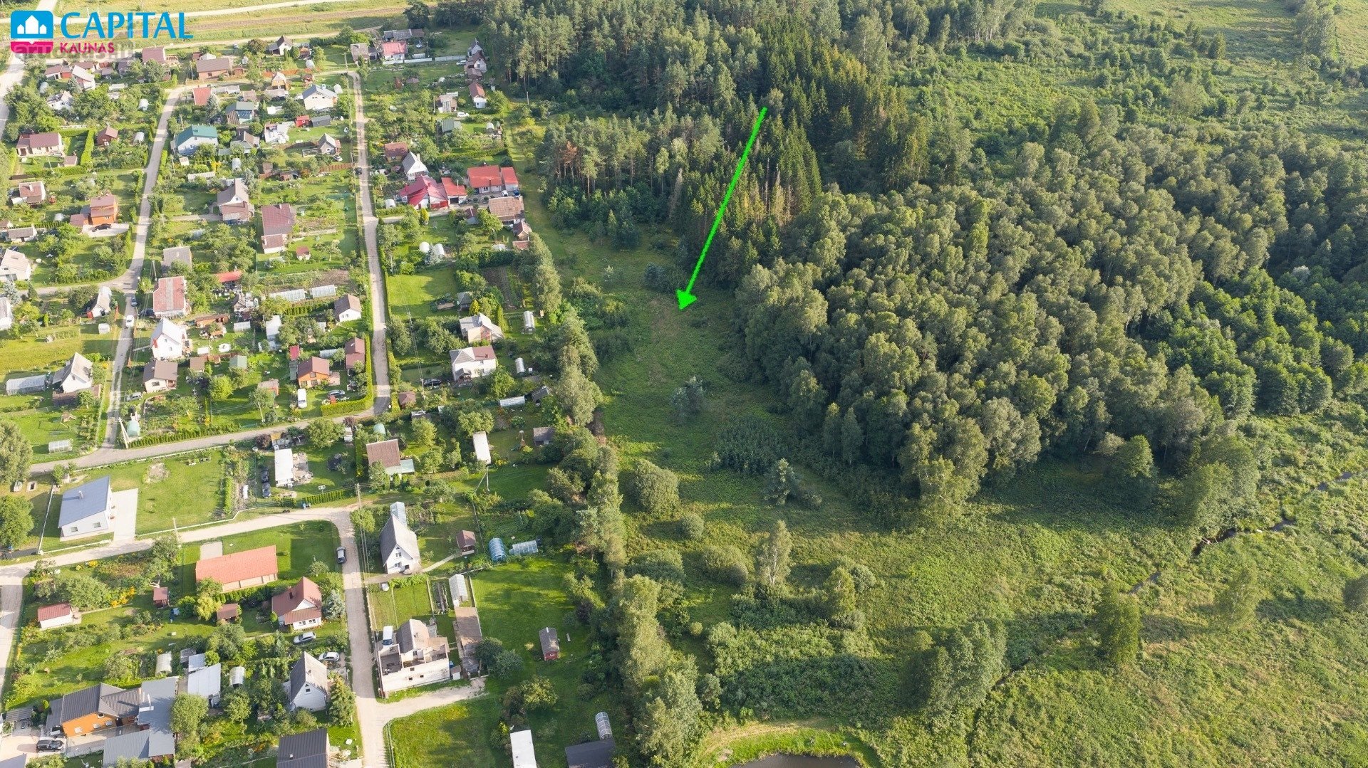 Parduodamas 79,43 arų žemės sklypas vienbučio