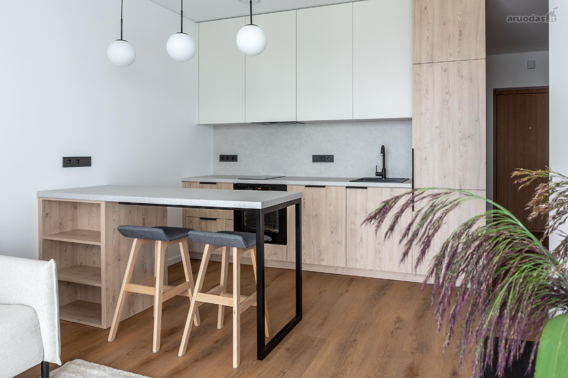 Naujai įrengtas ir dar negyventas 36 m² butas