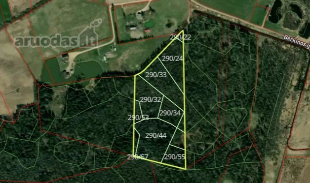 Parduodamas 4,15 ha miškas Telšių raj.