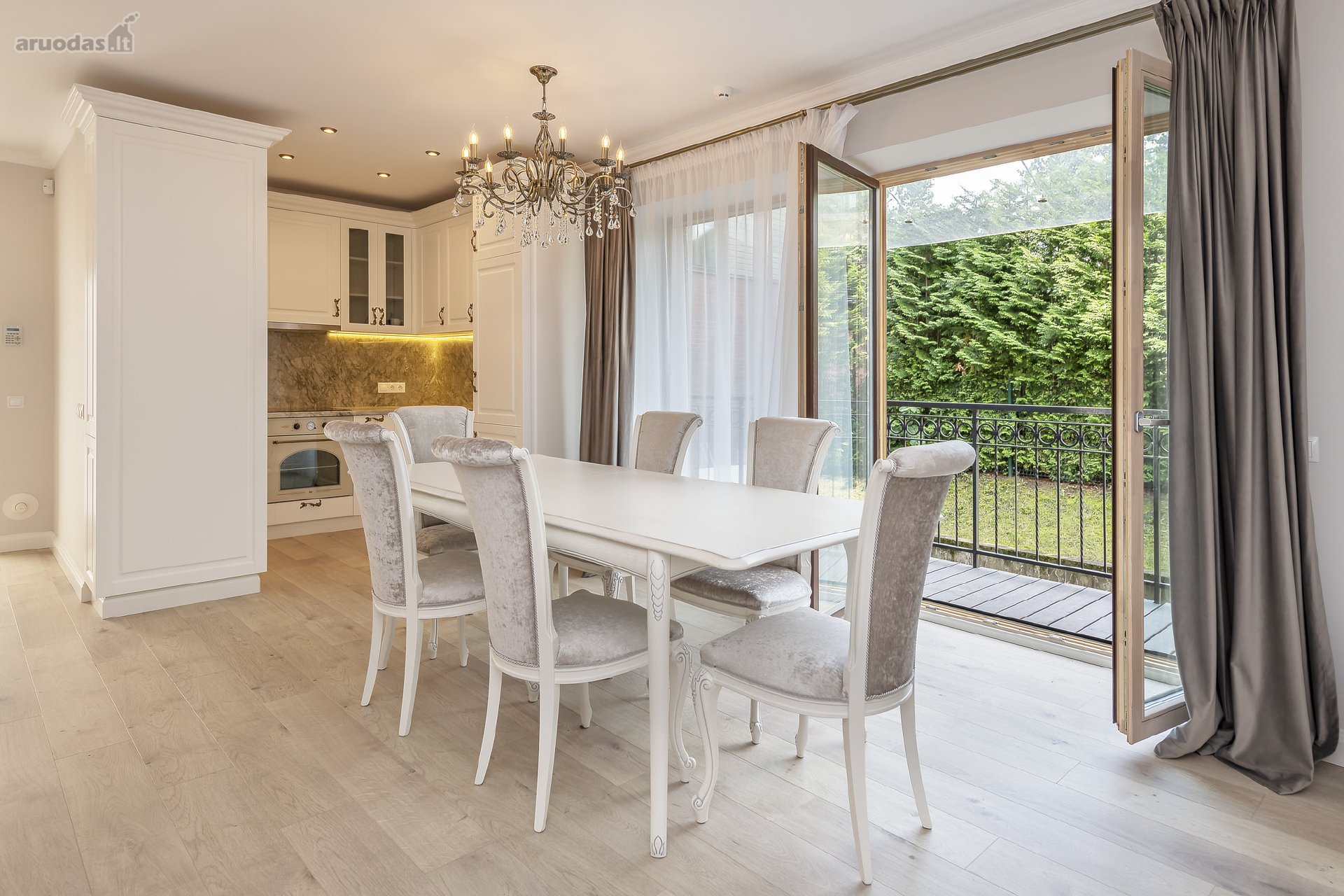 Apartamentai įrengti itin kokybiškai ir