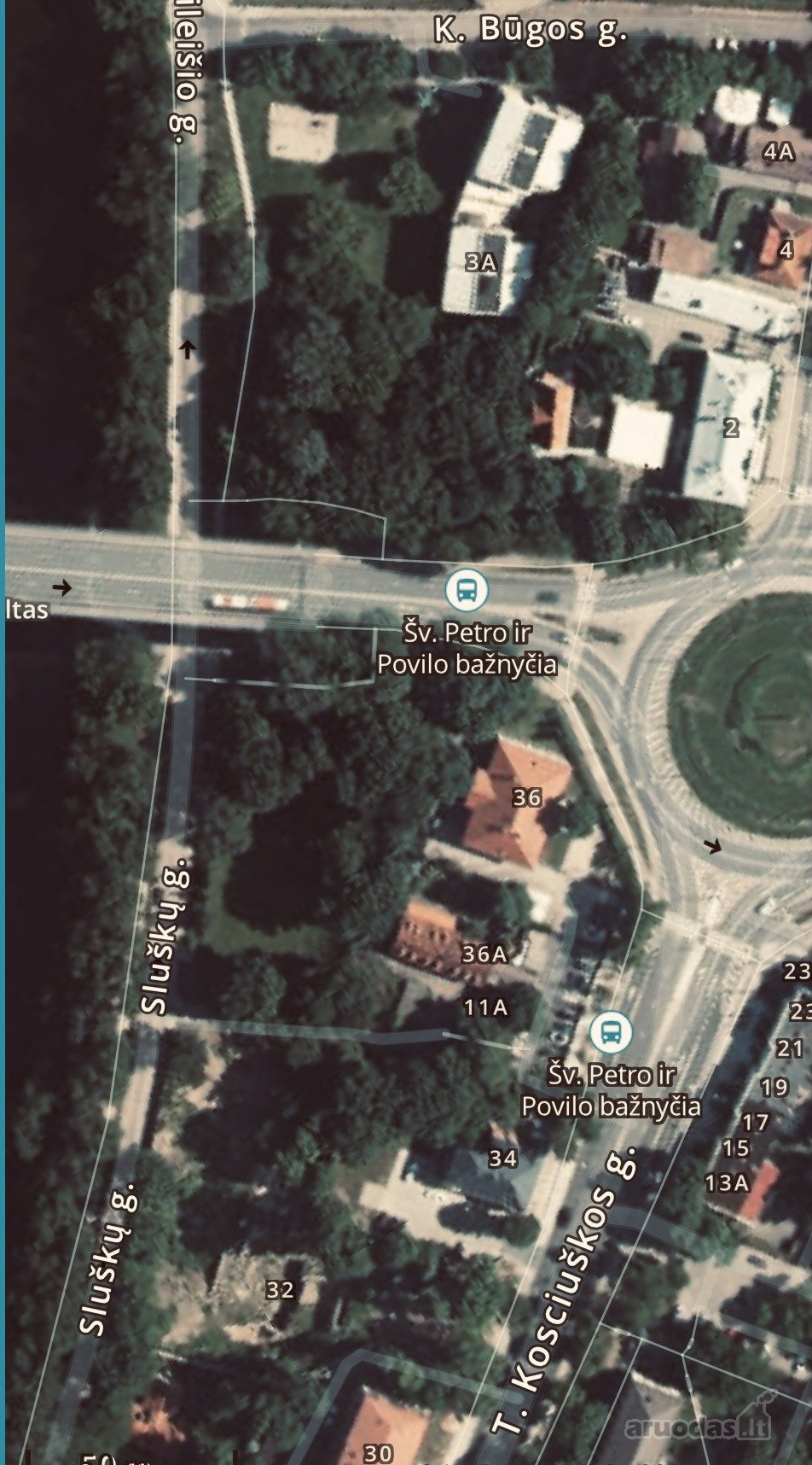 Puikioje Vilniaus m. lokacijoje, T.kosciuškos