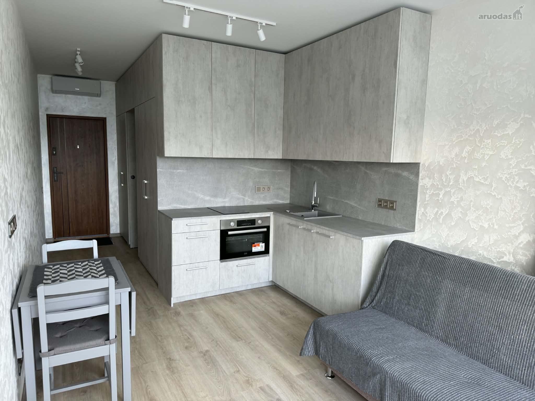 Nuomojamas Naujai Įrengtas 21 m² Studijos