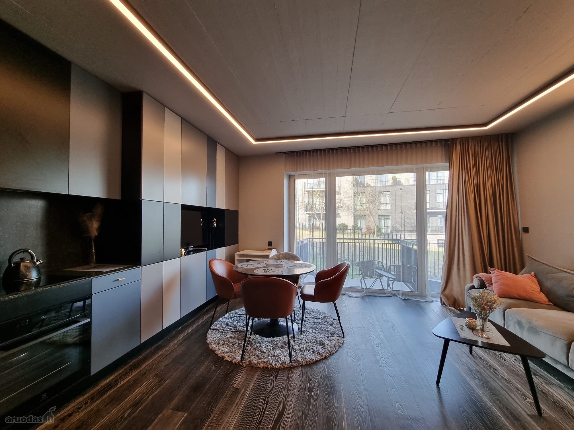 Nuomojamas modernus, dizainerės įrengtas ir
