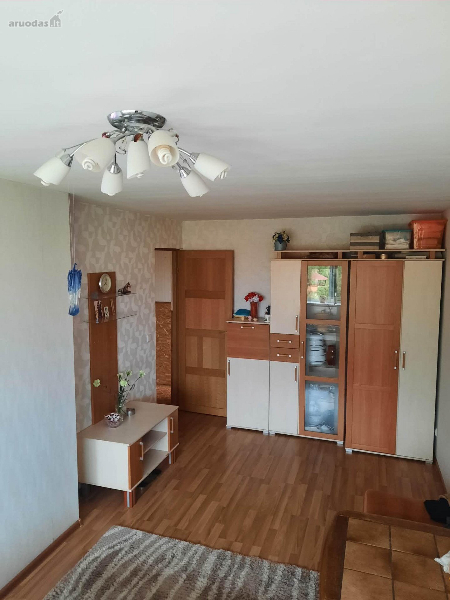 Parduodamas dviejų kambarių butas Leliūnų km