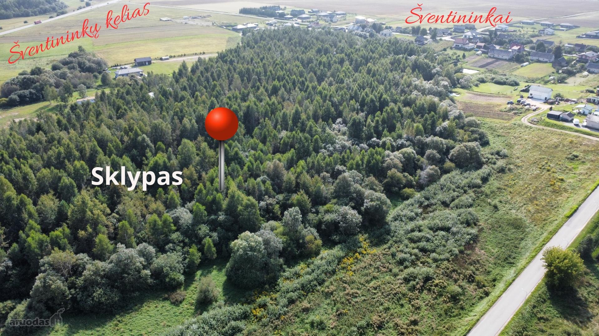 Parduodamas didelis 2,89 ha žemės ūkio