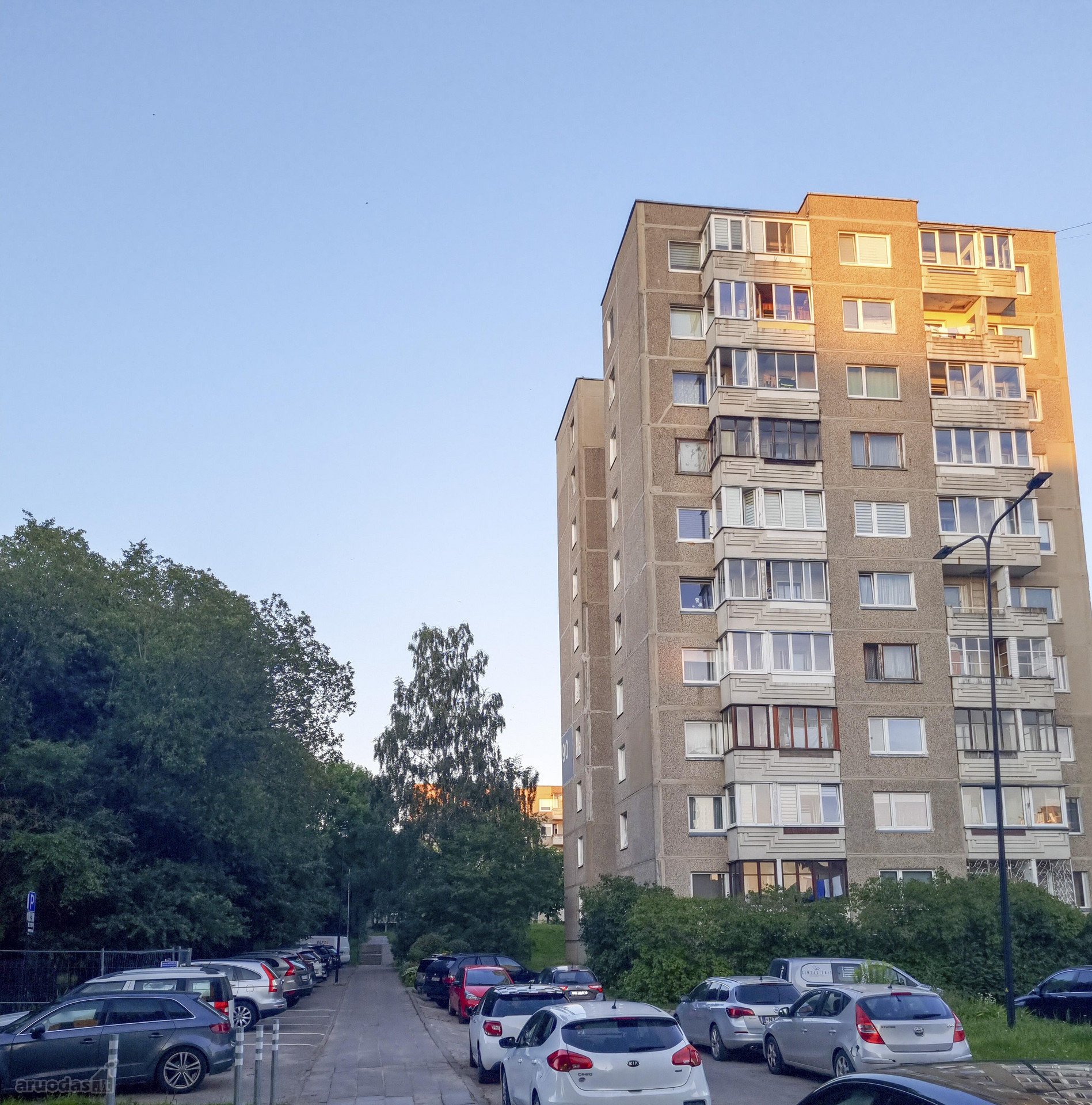 3 kambariai ir atskira virtuvė, 66,89 m²,