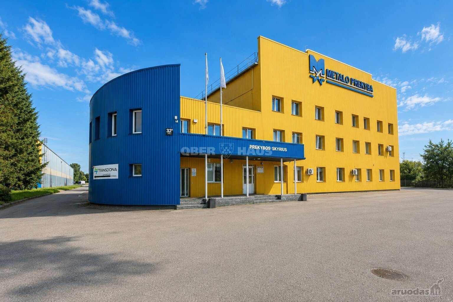 Parduodamas stambus gamybinis–sandėliavimo