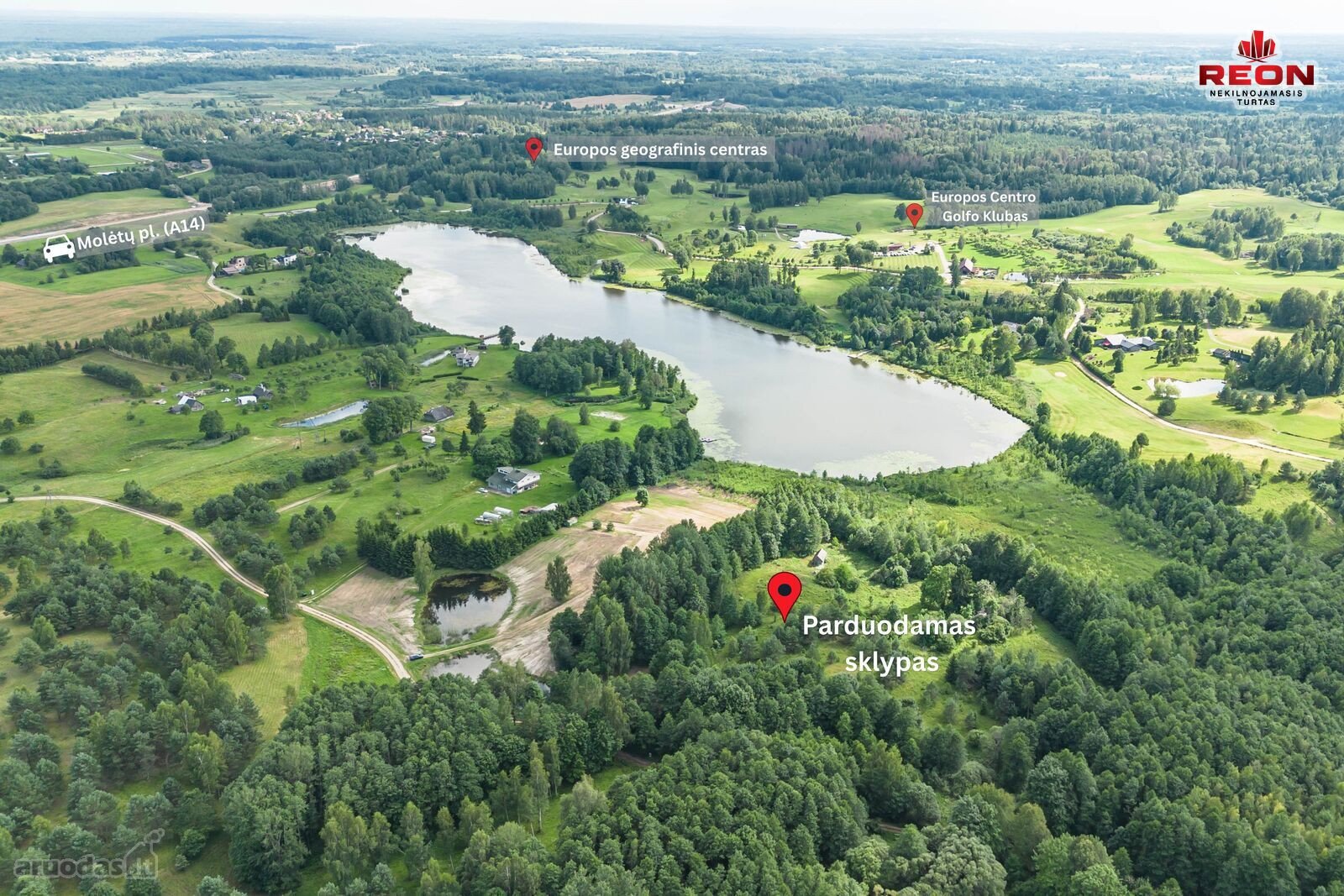 Unikalus 4,09 Ha Sklypas Prie Girijos Ežero,