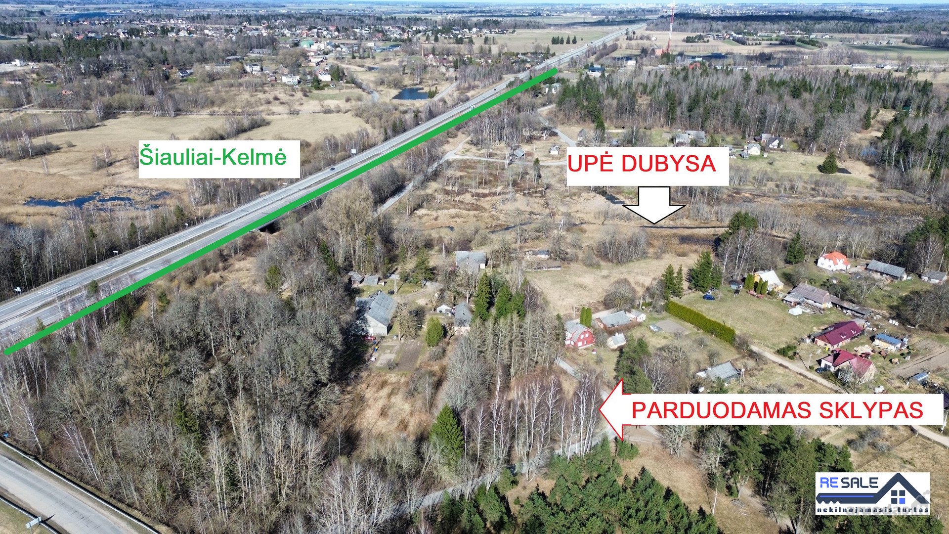 Parduodamas sklypas Bubių k. Šiaulių rajone !