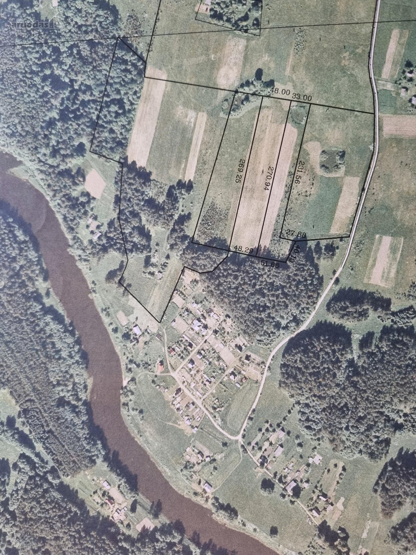 Parduodamas žemės ūkio sklypas 98a Vilniaus r