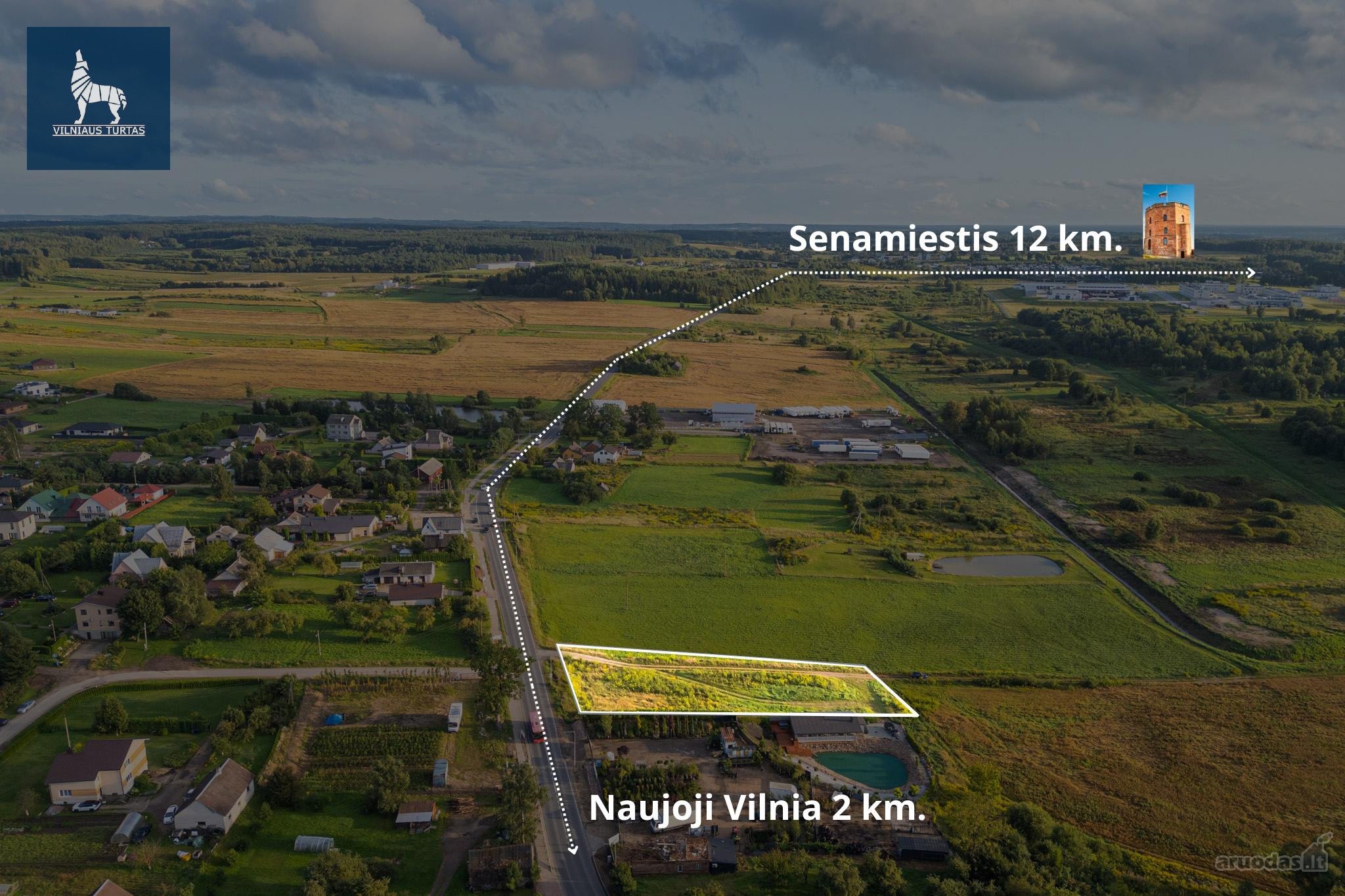 Parduodamas komercinės paskirties sklypas