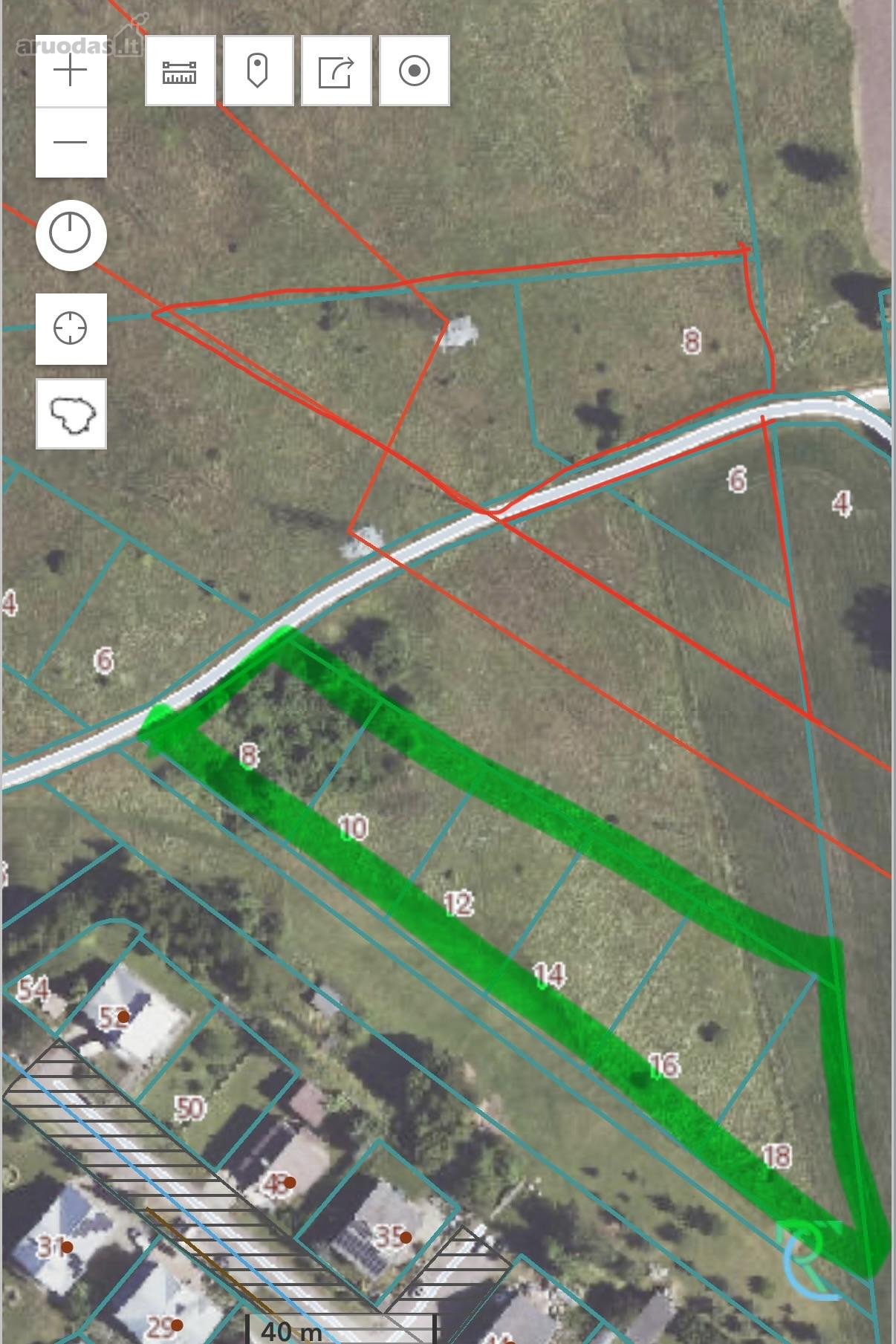 Parduodami namų valdos sklypai Biržų g. 8 ir